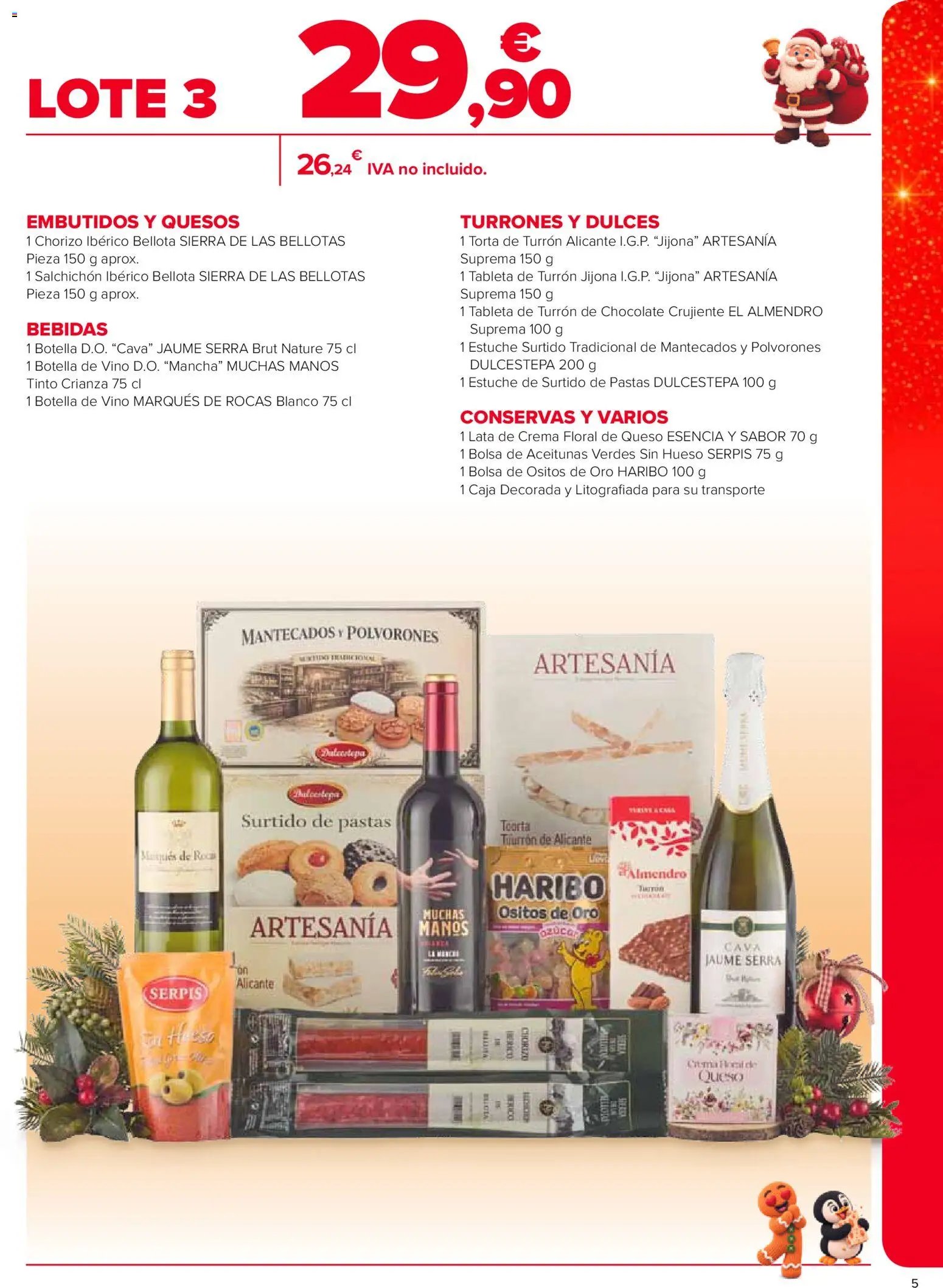 Carrefour Cestas de Navidad