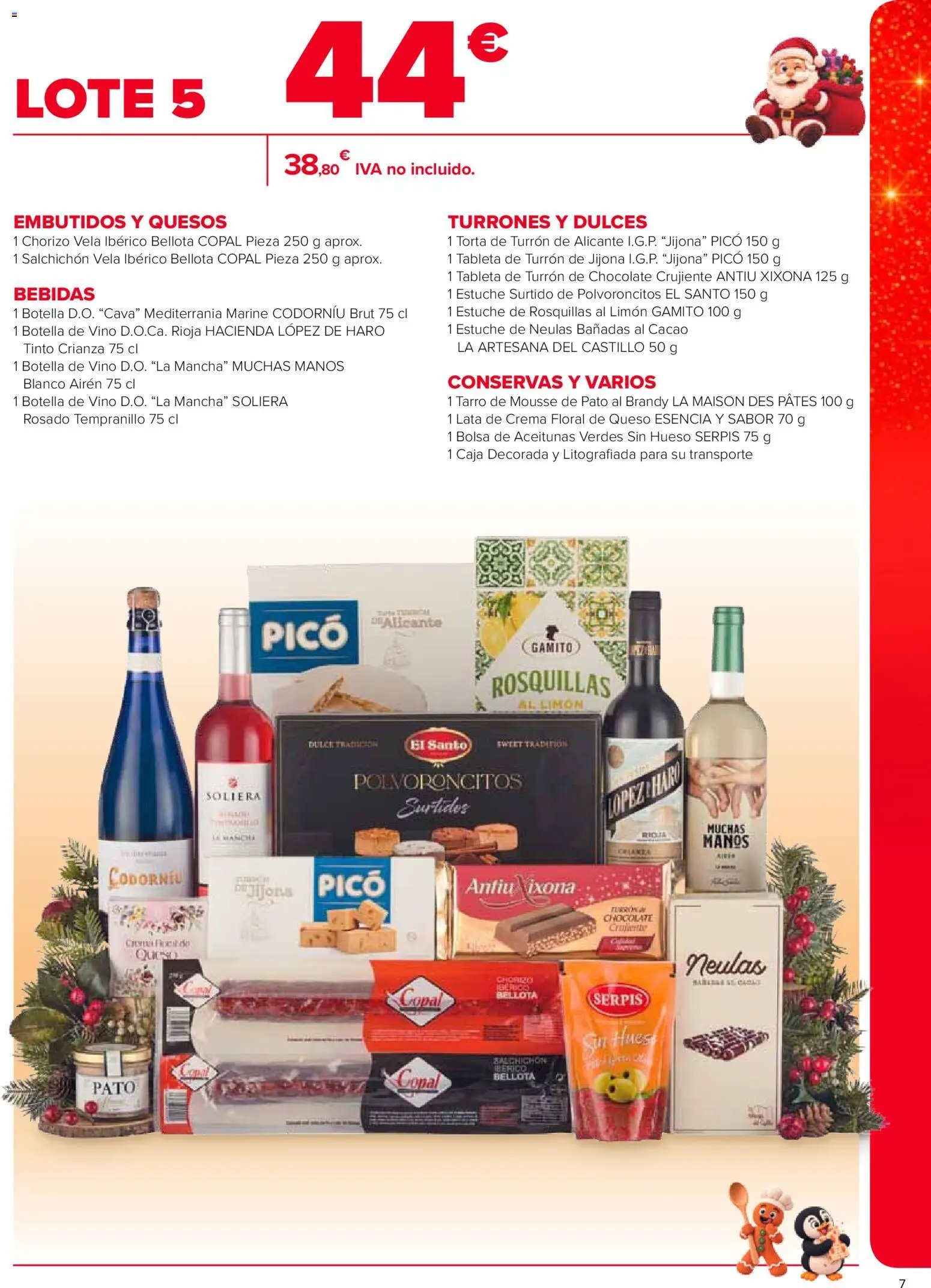 Carrefour Cestas de Navidad