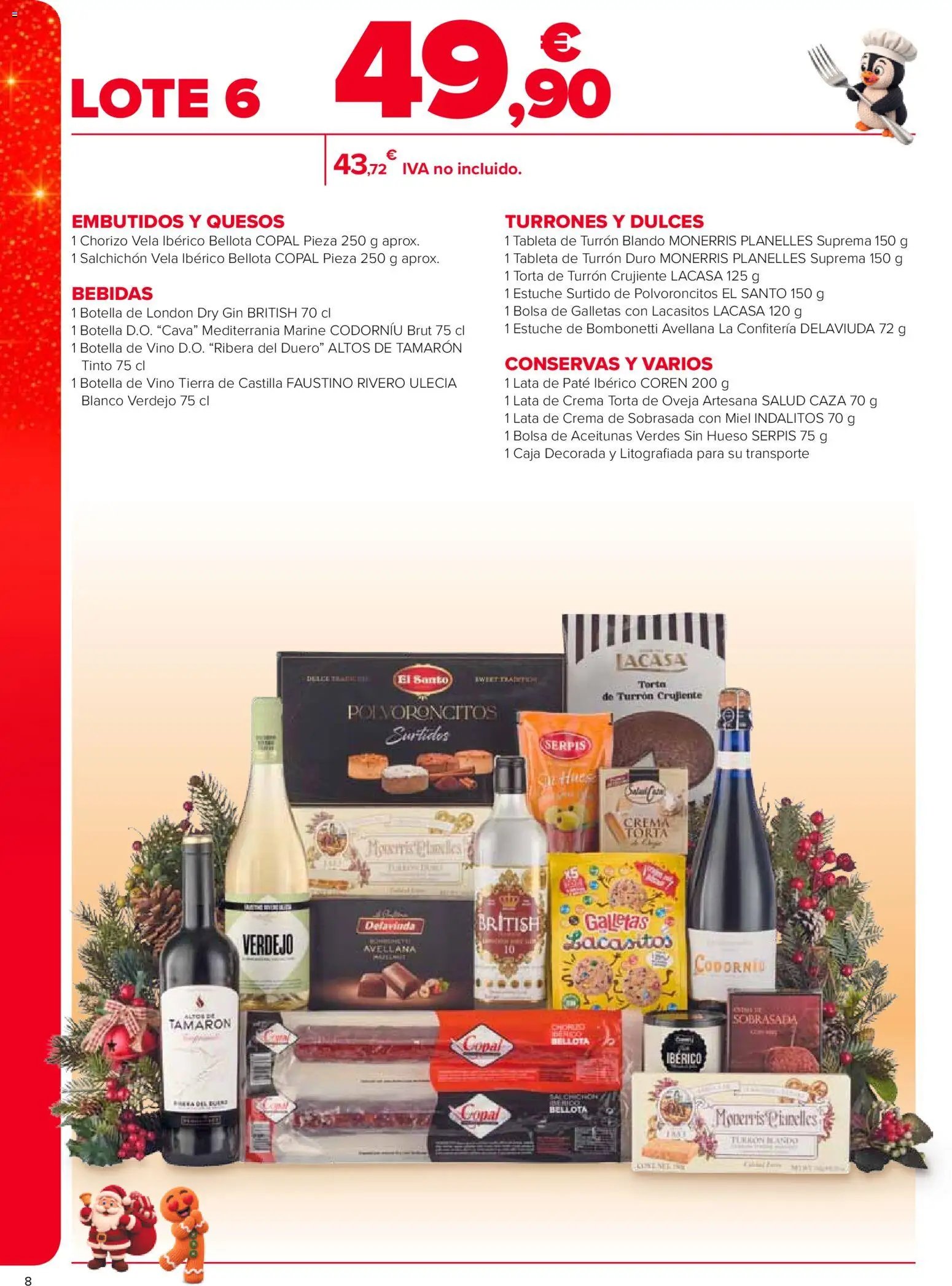 Carrefour Cestas de Navidad