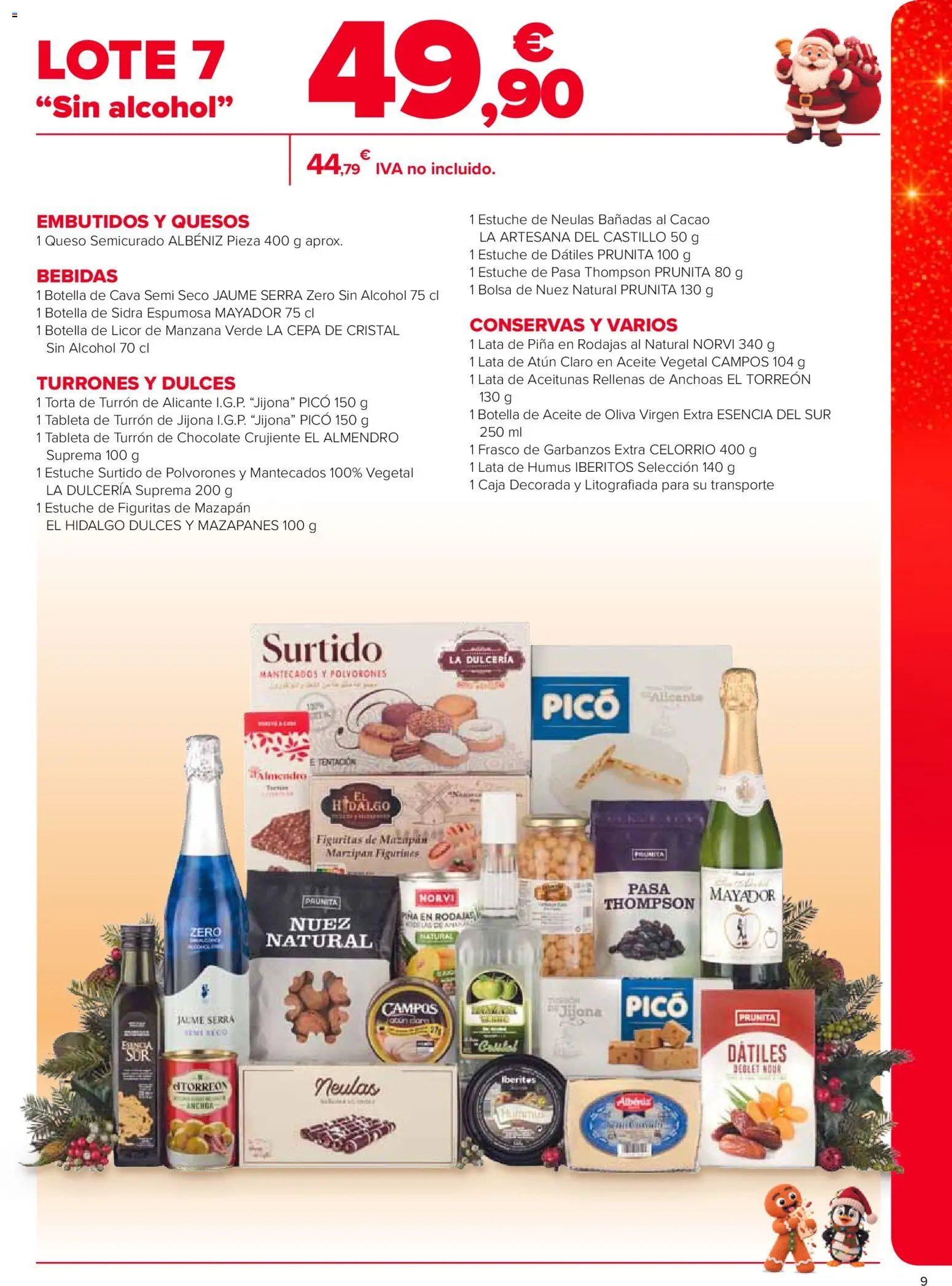 Carrefour Cestas de Navidad