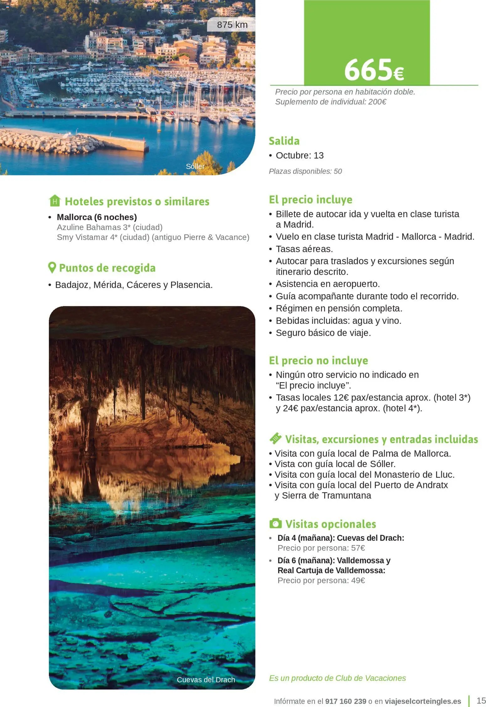 Viajes El Corte Inglés Junta de Extremadura