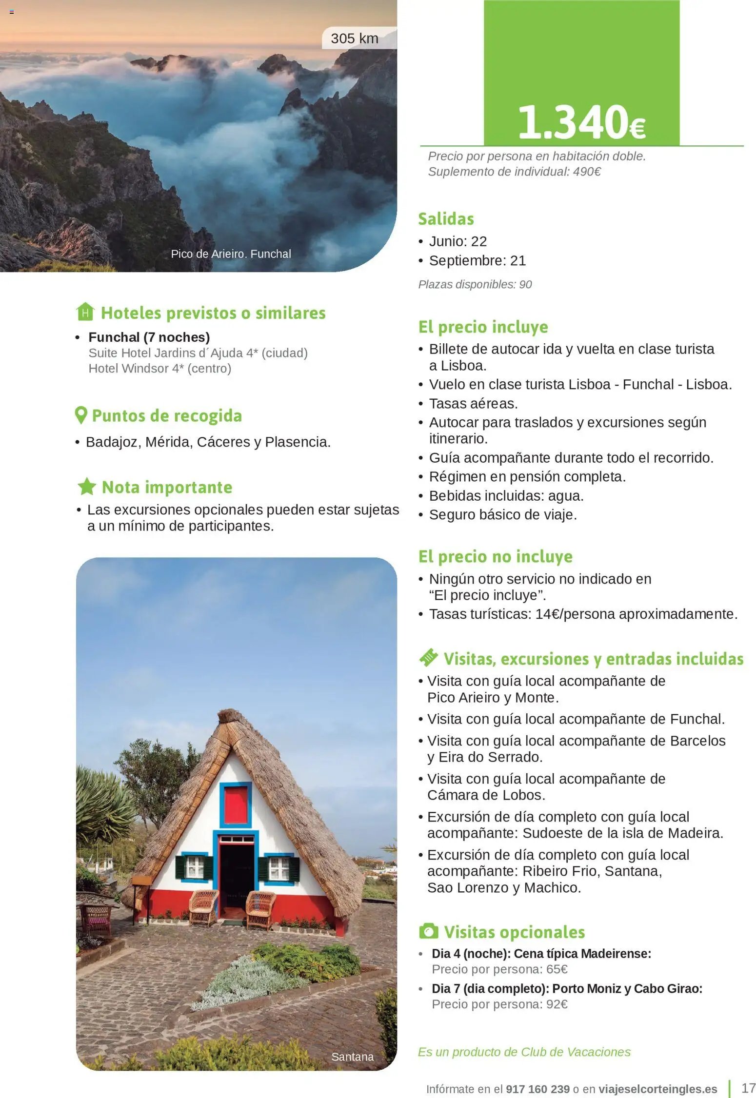 Viajes El Corte Inglés Junta de Extremadura