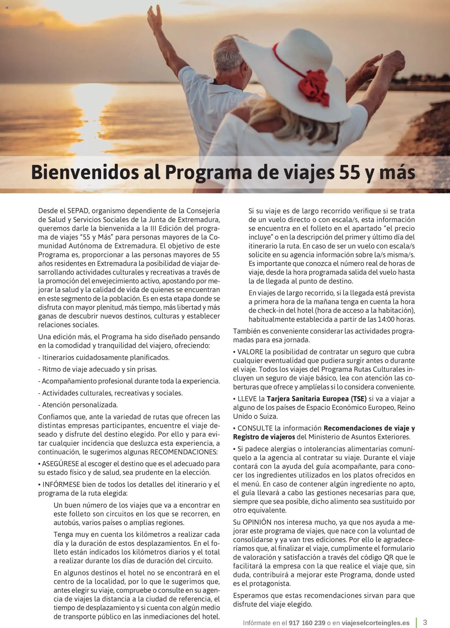 Viajes El Corte Inglés Junta de Extremadura