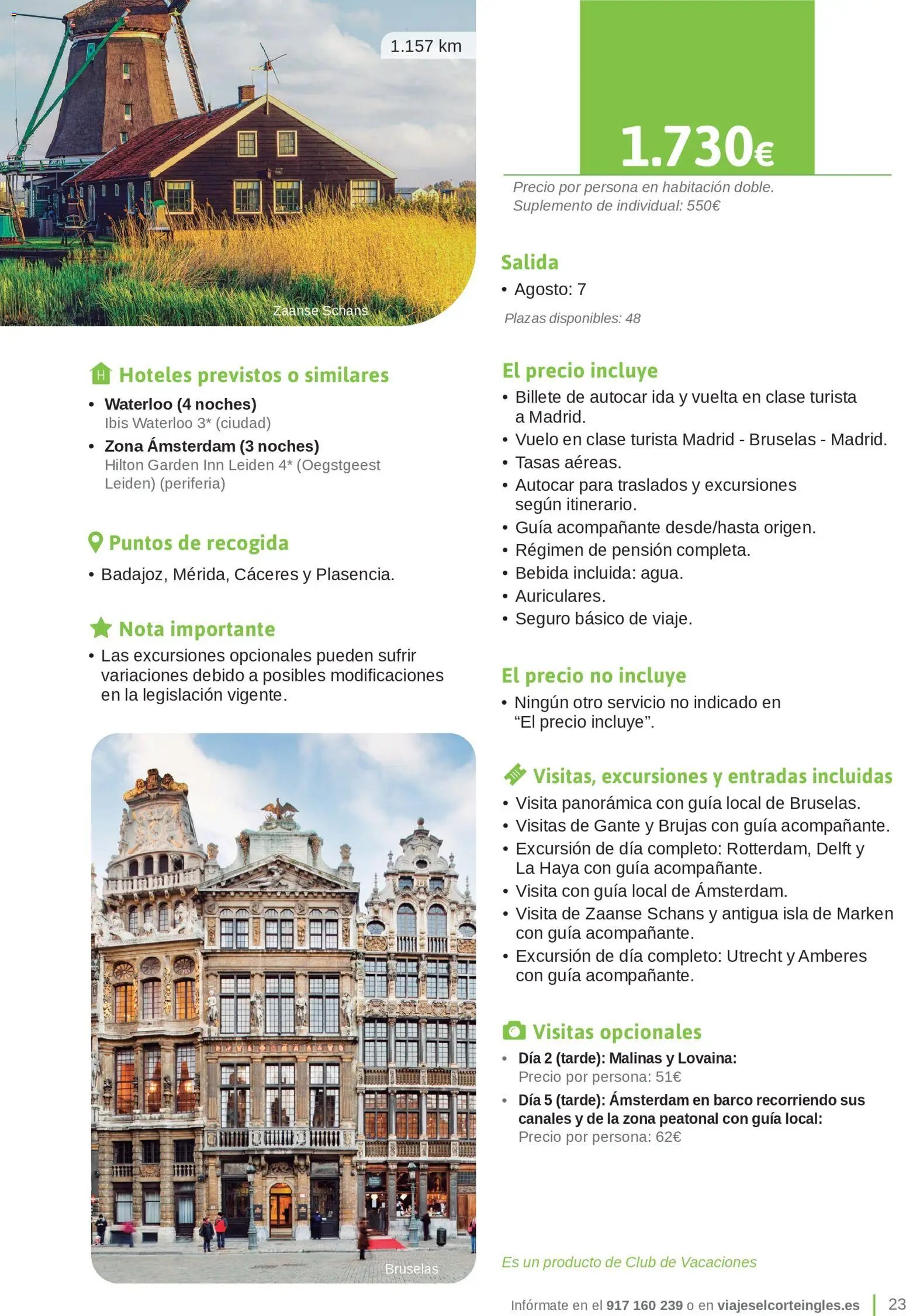 Viajes El Corte Inglés Junta de Extremadura