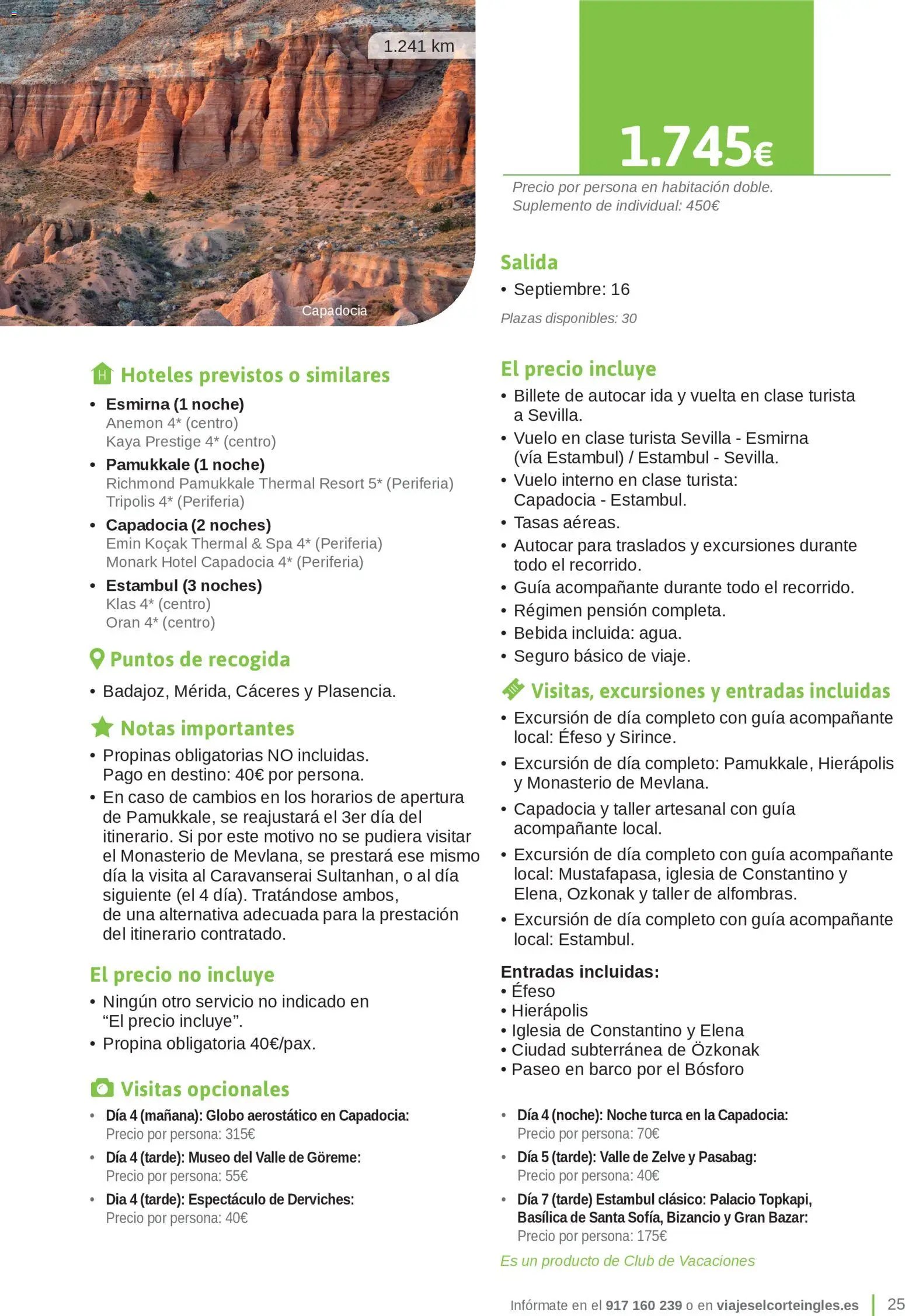 Viajes El Corte Inglés Junta de Extremadura