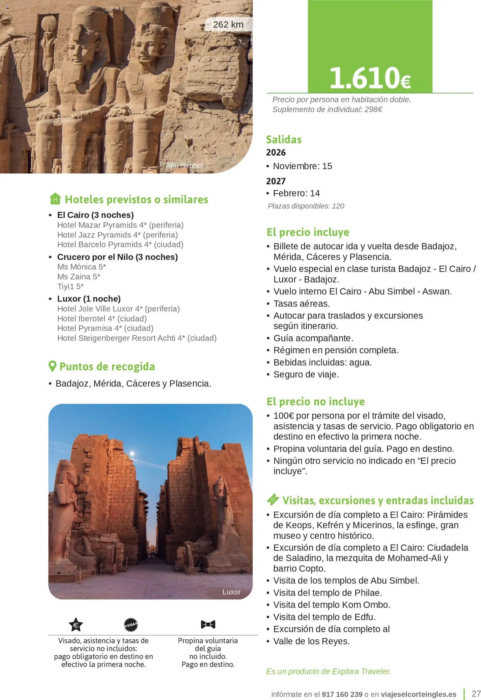Viajes El Corte Inglés Junta de Extremadura