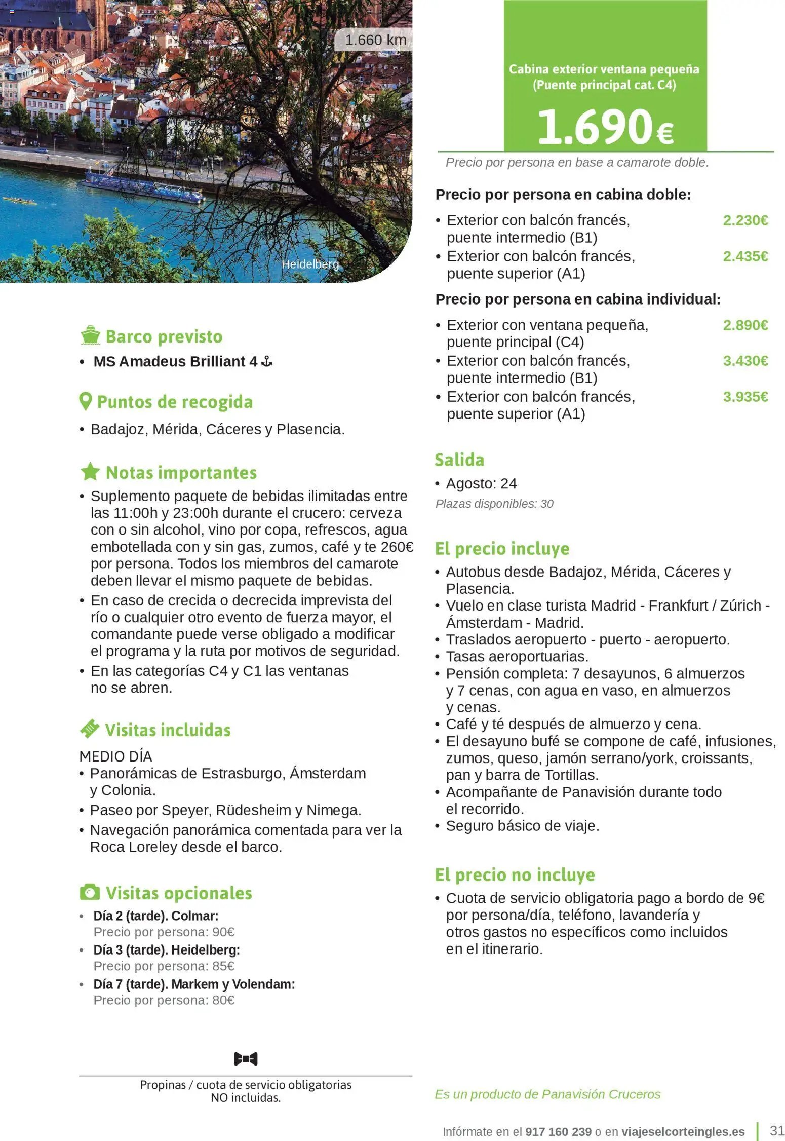 Viajes El Corte Inglés Junta de Extremadura