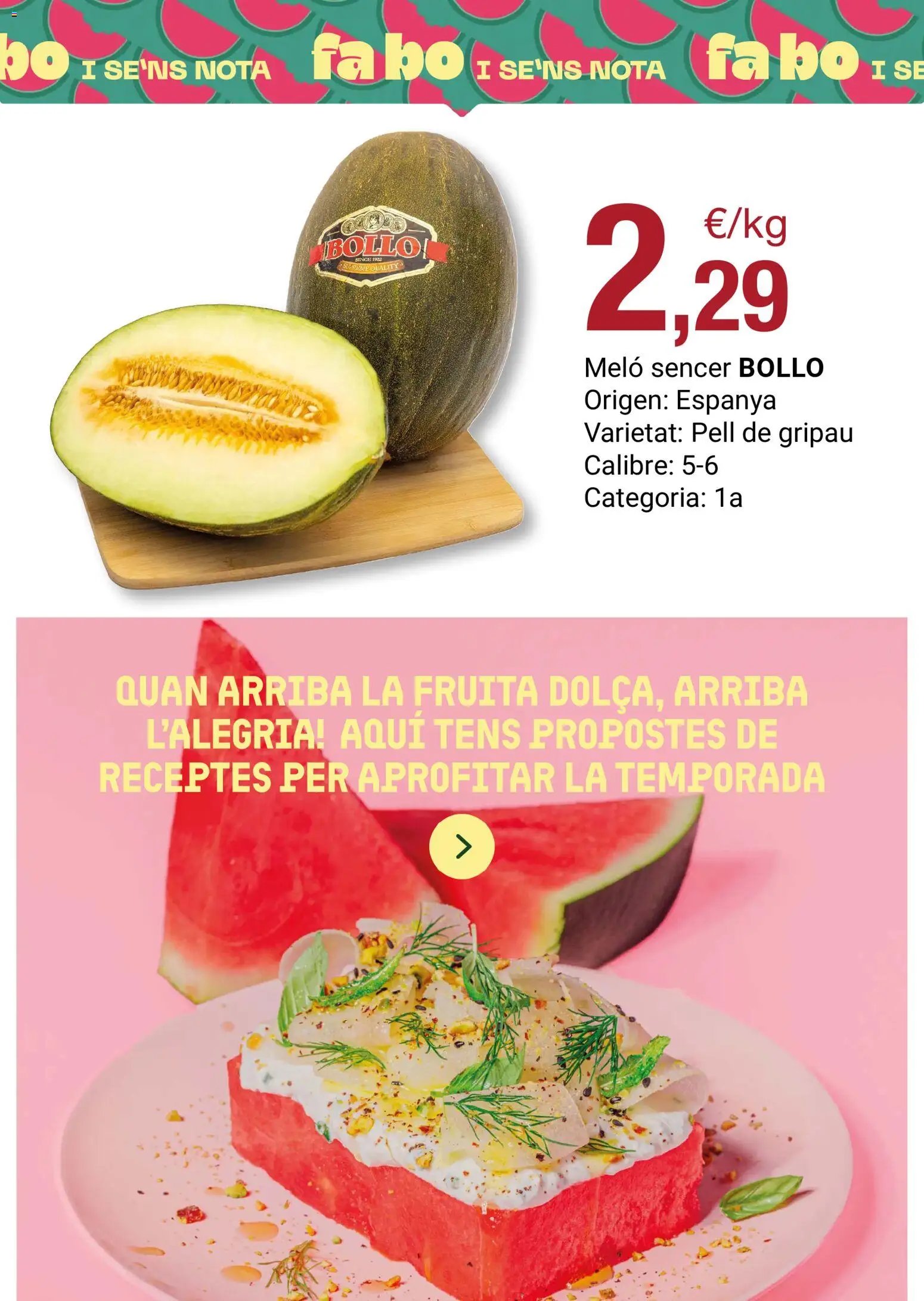 Bonpreu folleto
