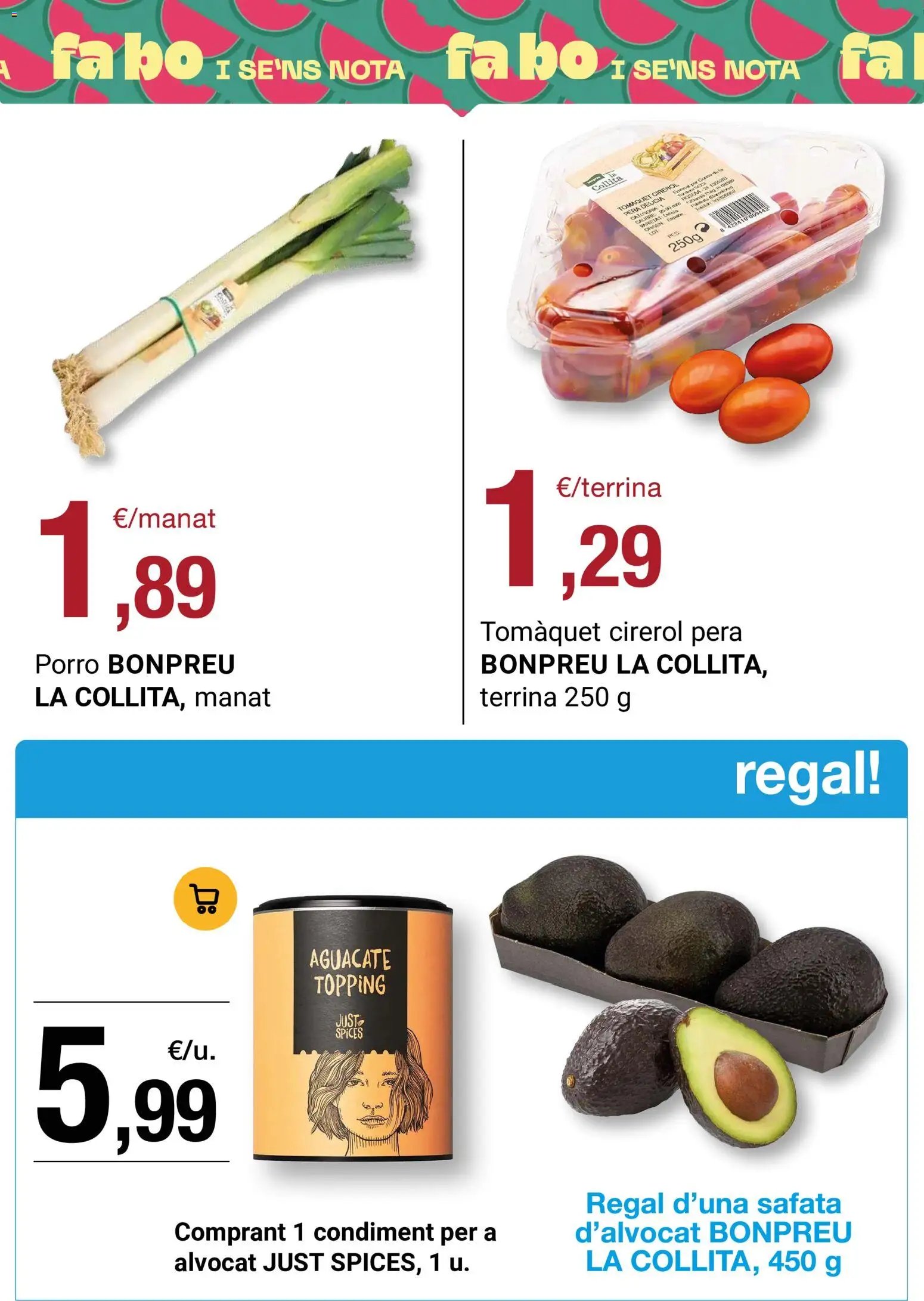 Bonpreu folleto