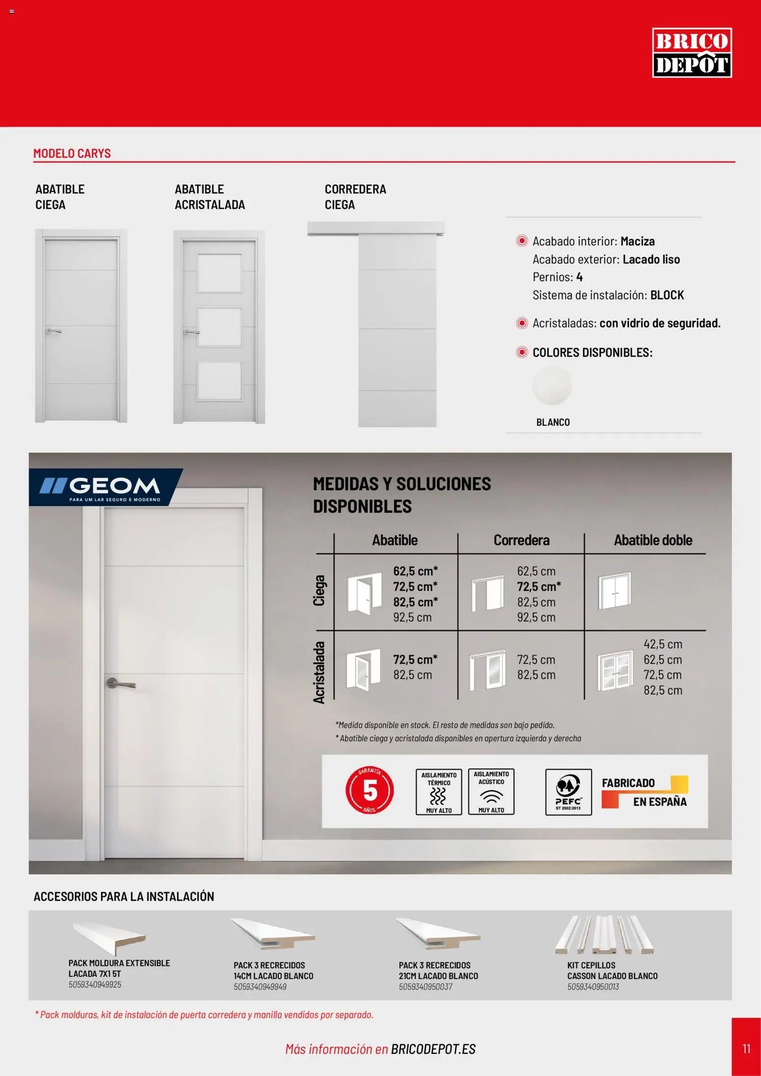Brico Depôt Puertas y Ventanas