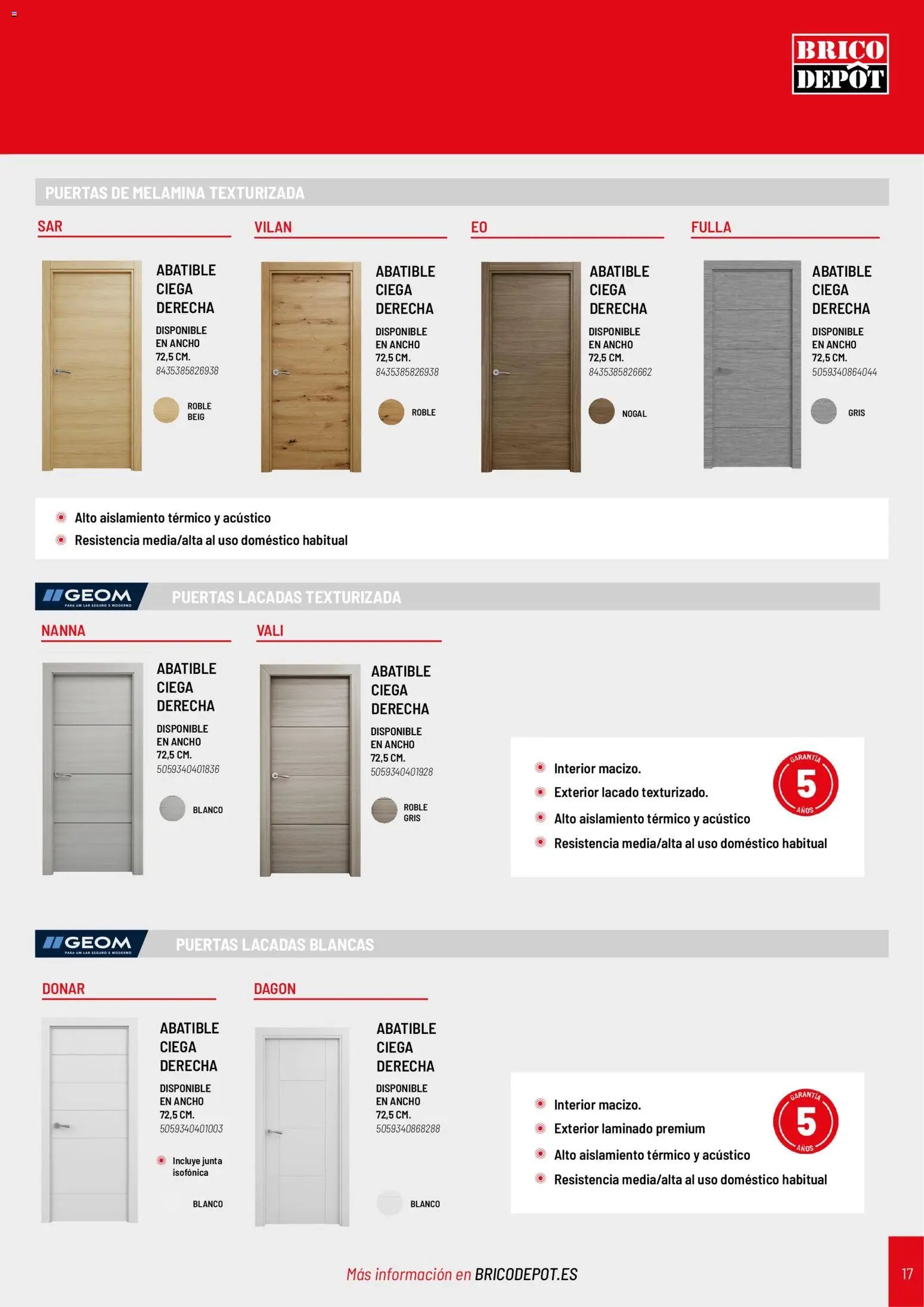 Brico Depôt Puertas y Ventanas