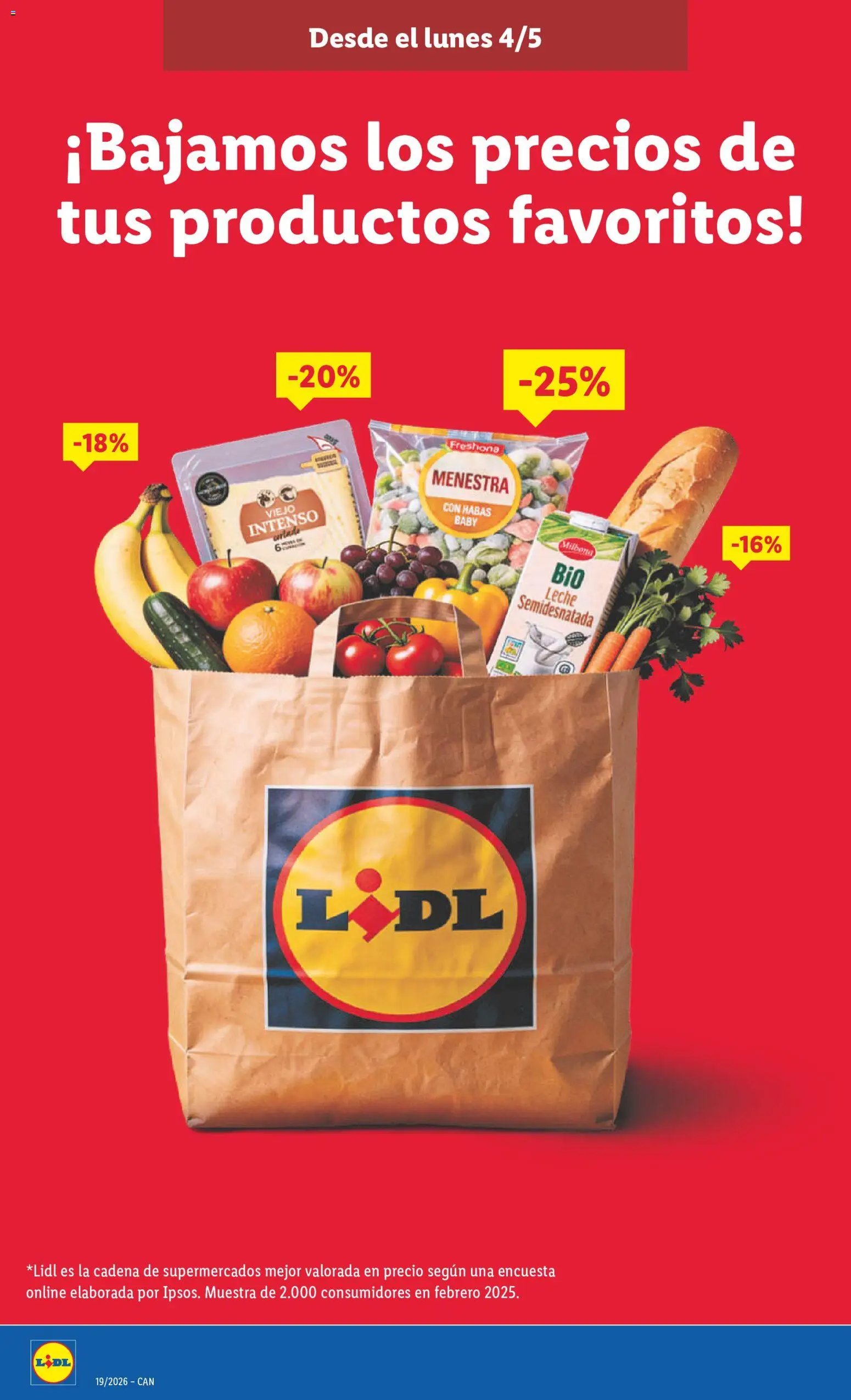 Lidl Bajadas Canarias