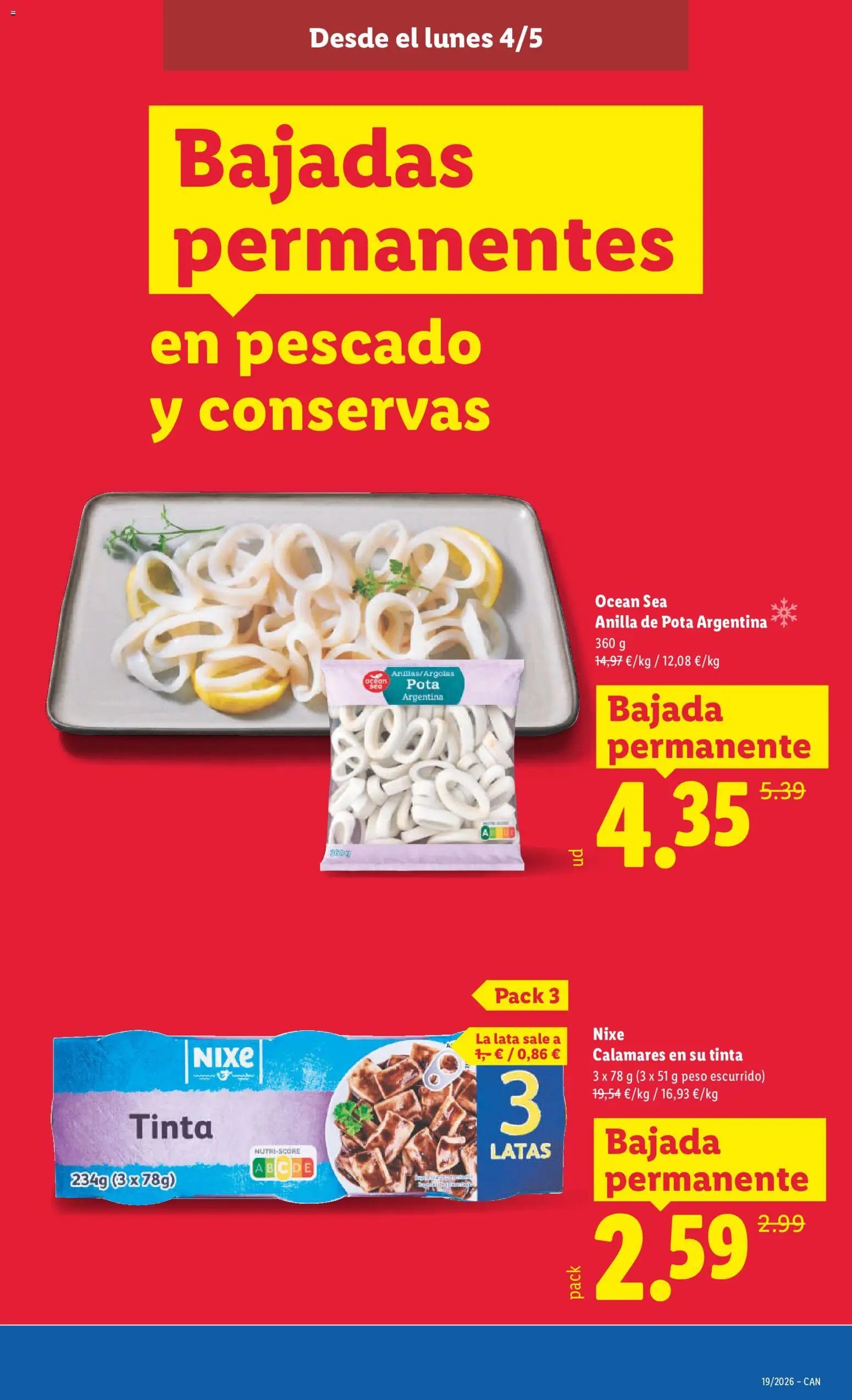 Lidl Bajadas Canarias