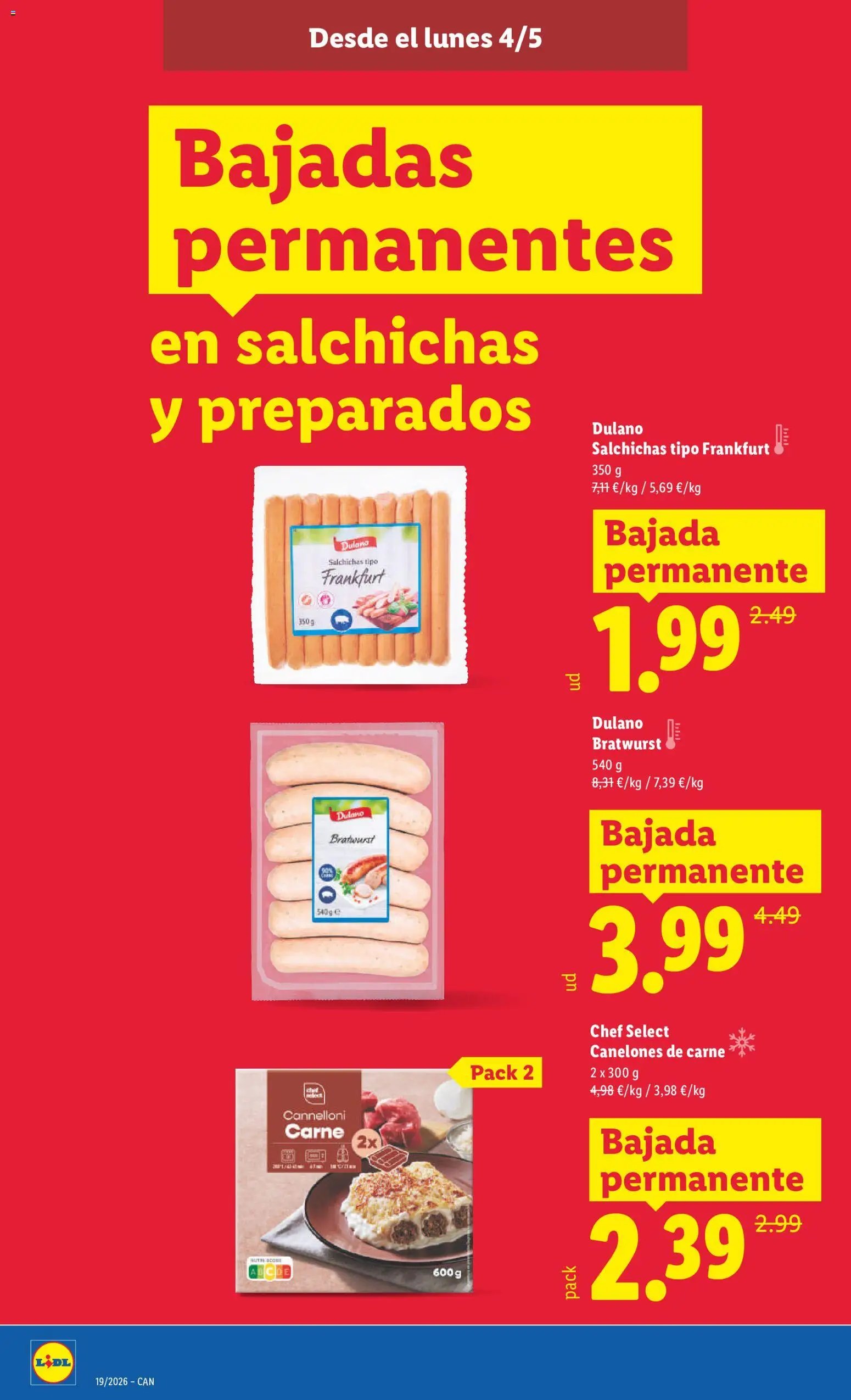 Lidl Bajadas Canarias