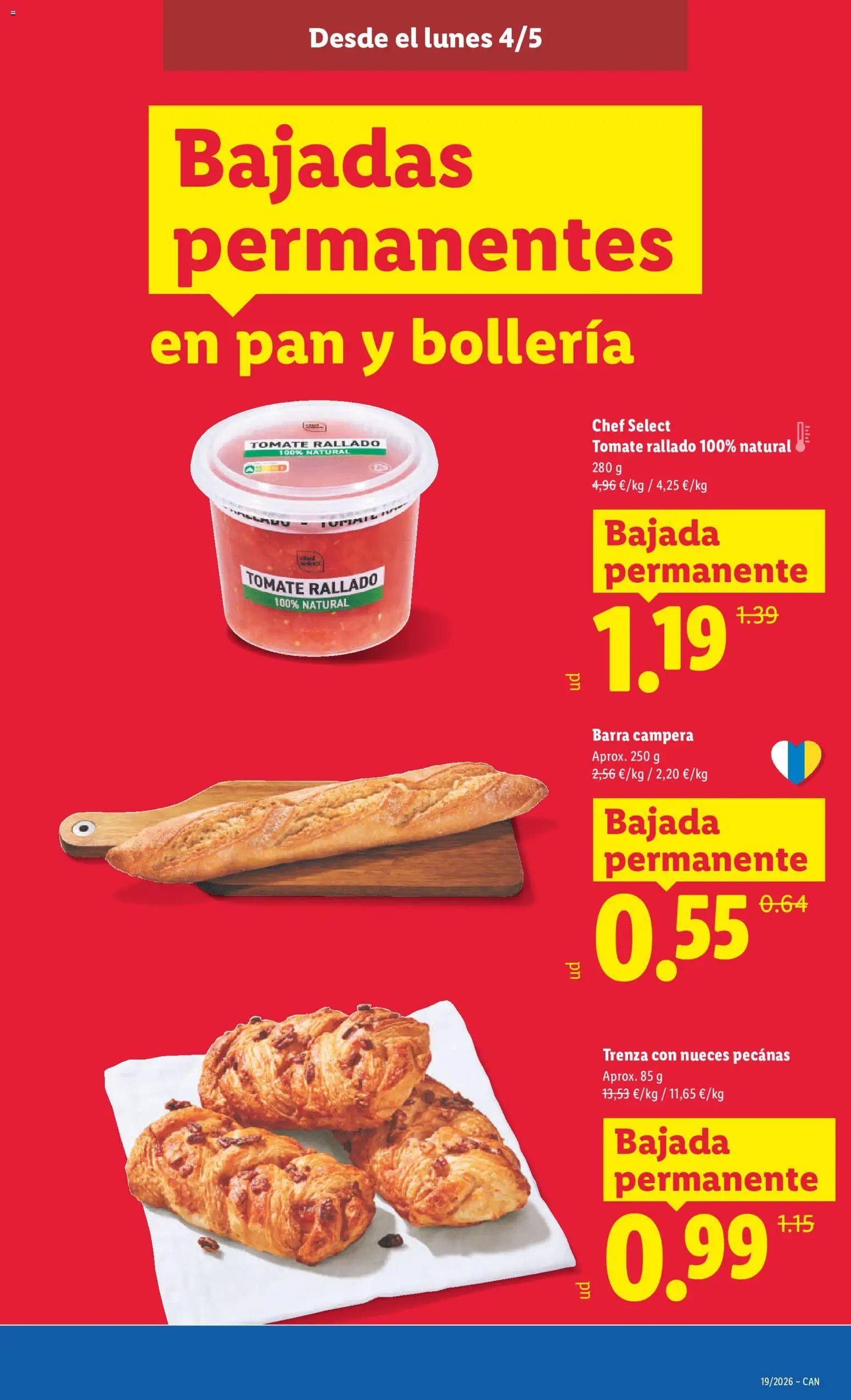 Lidl Bajadas Canarias