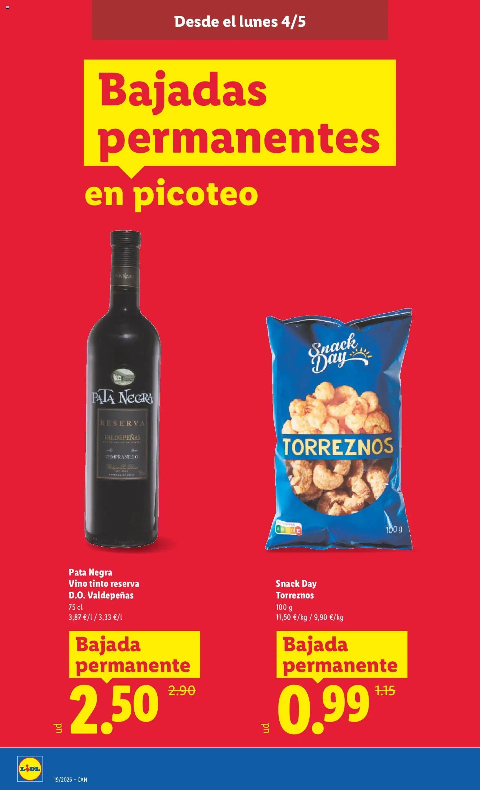 Lidl Bajadas Canarias