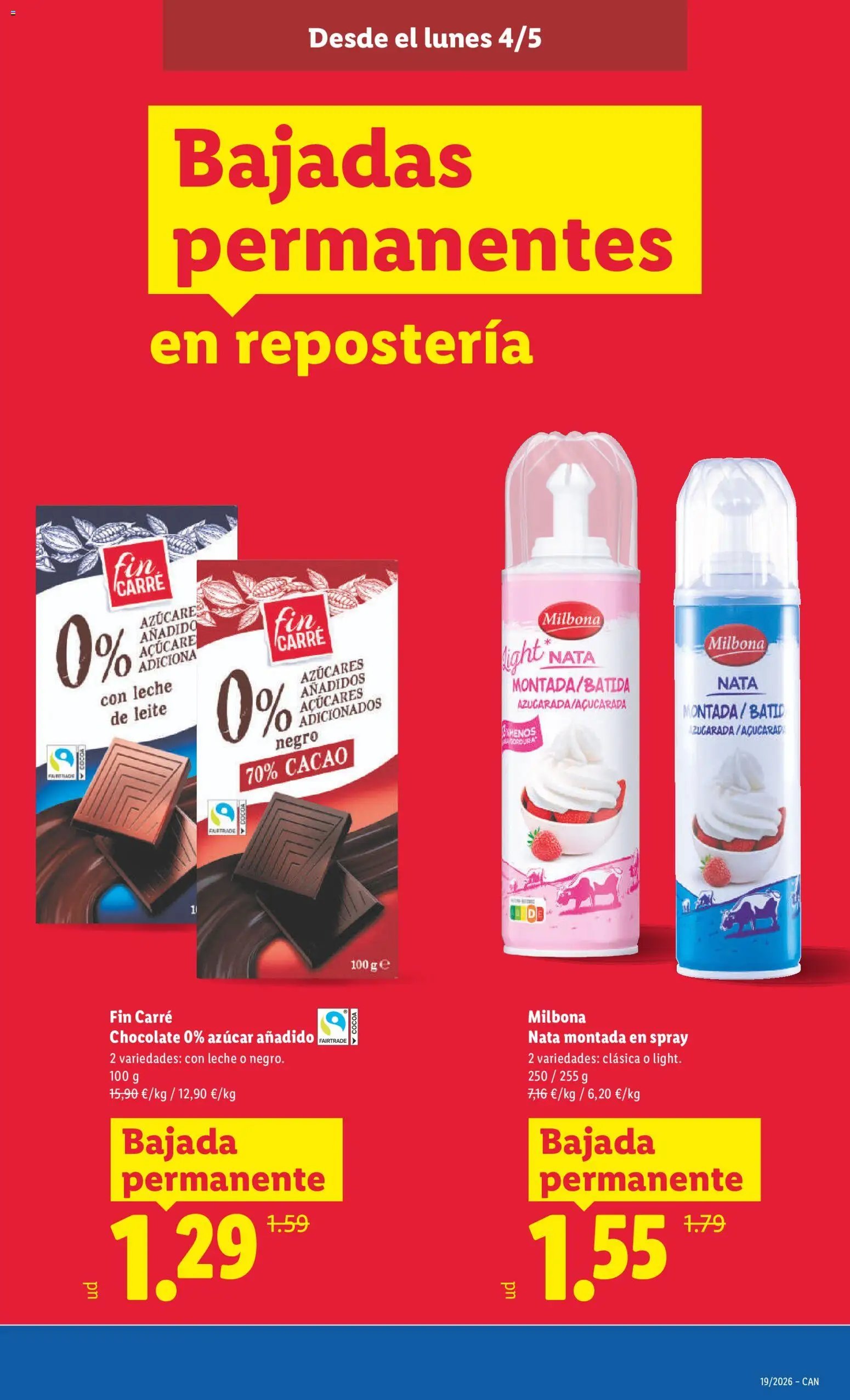Lidl Bajadas Canarias