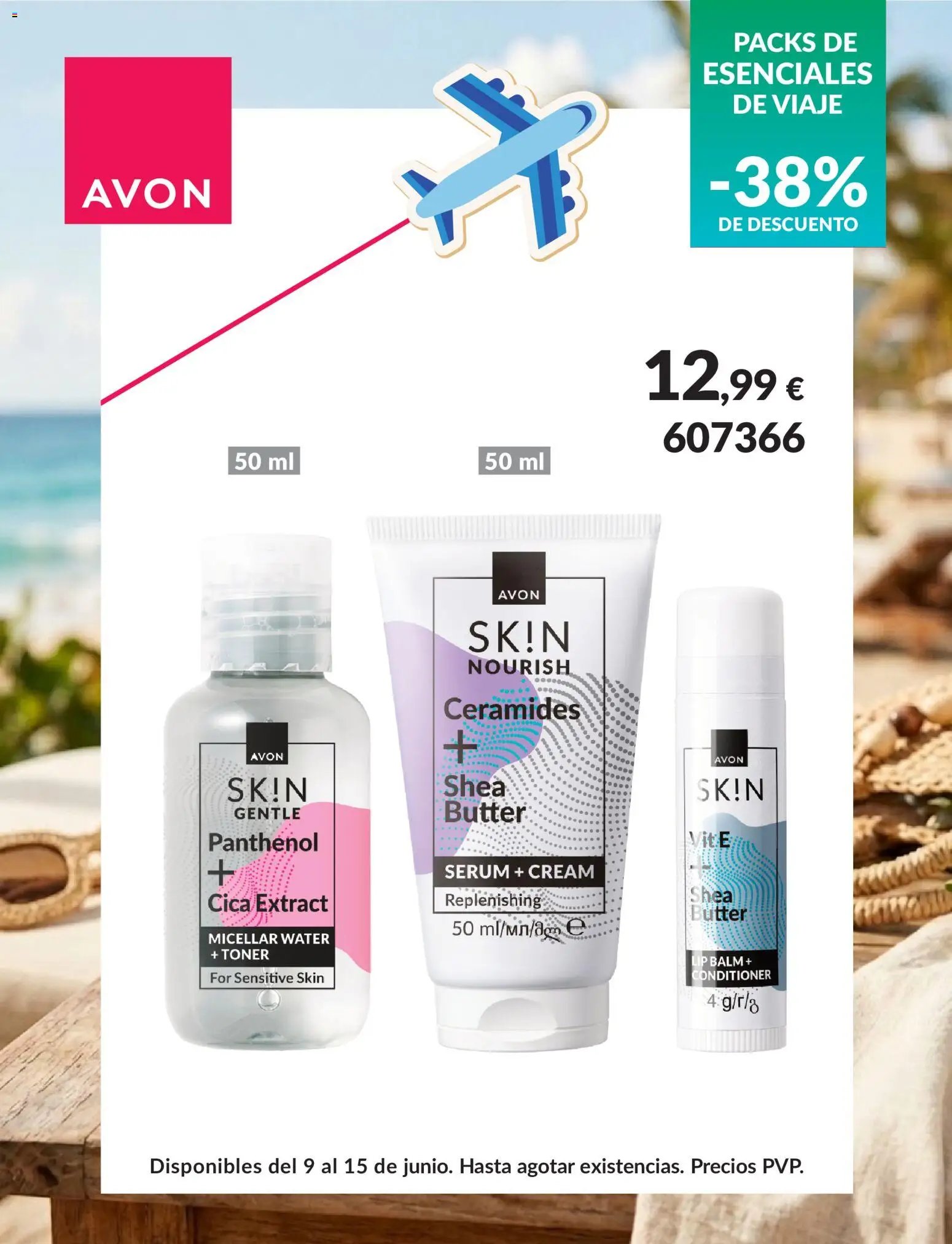 Avon Packs de esenciales de viaje