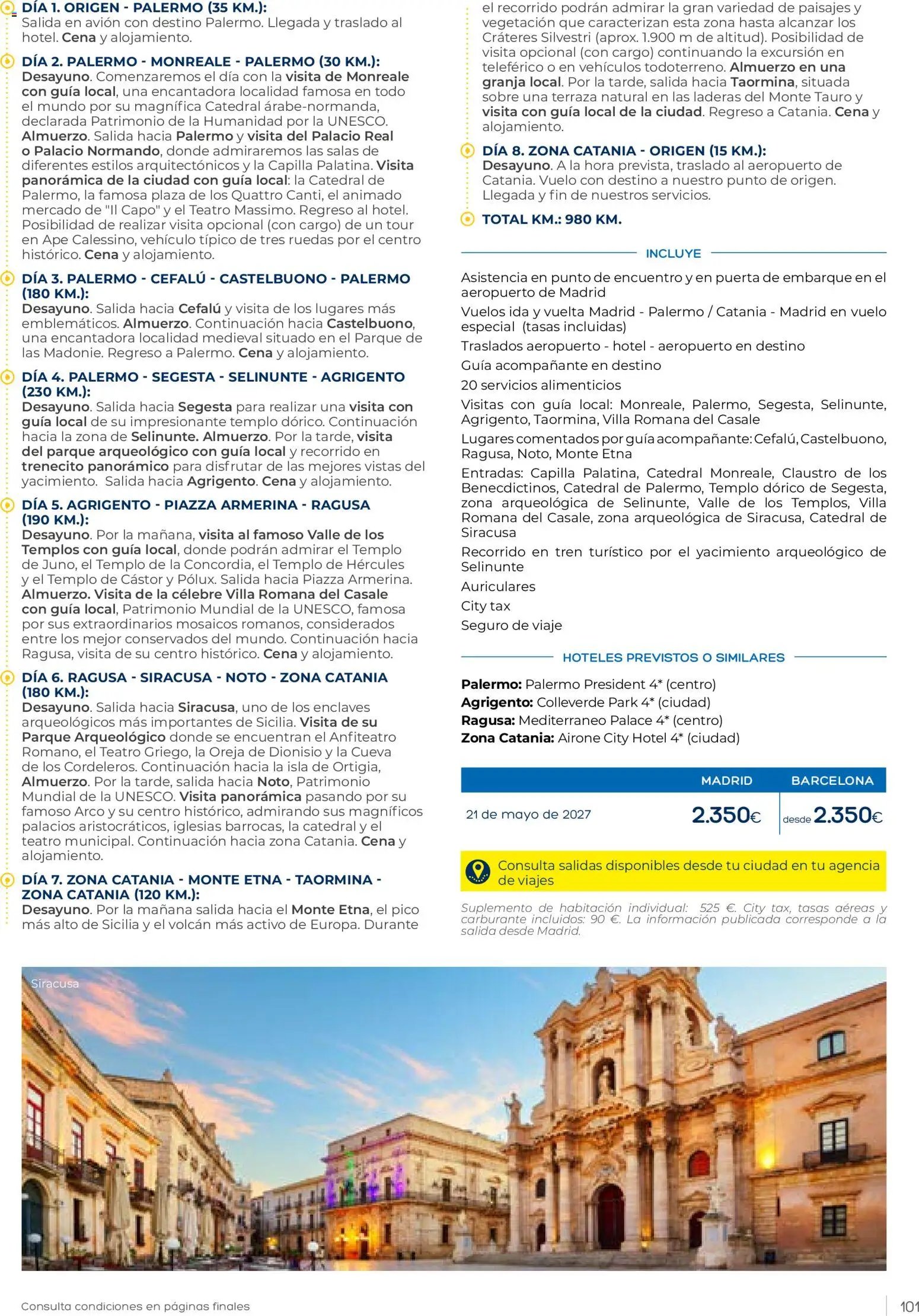 Viajes El Corte Inglés Club de Vacaciones otoño primavera