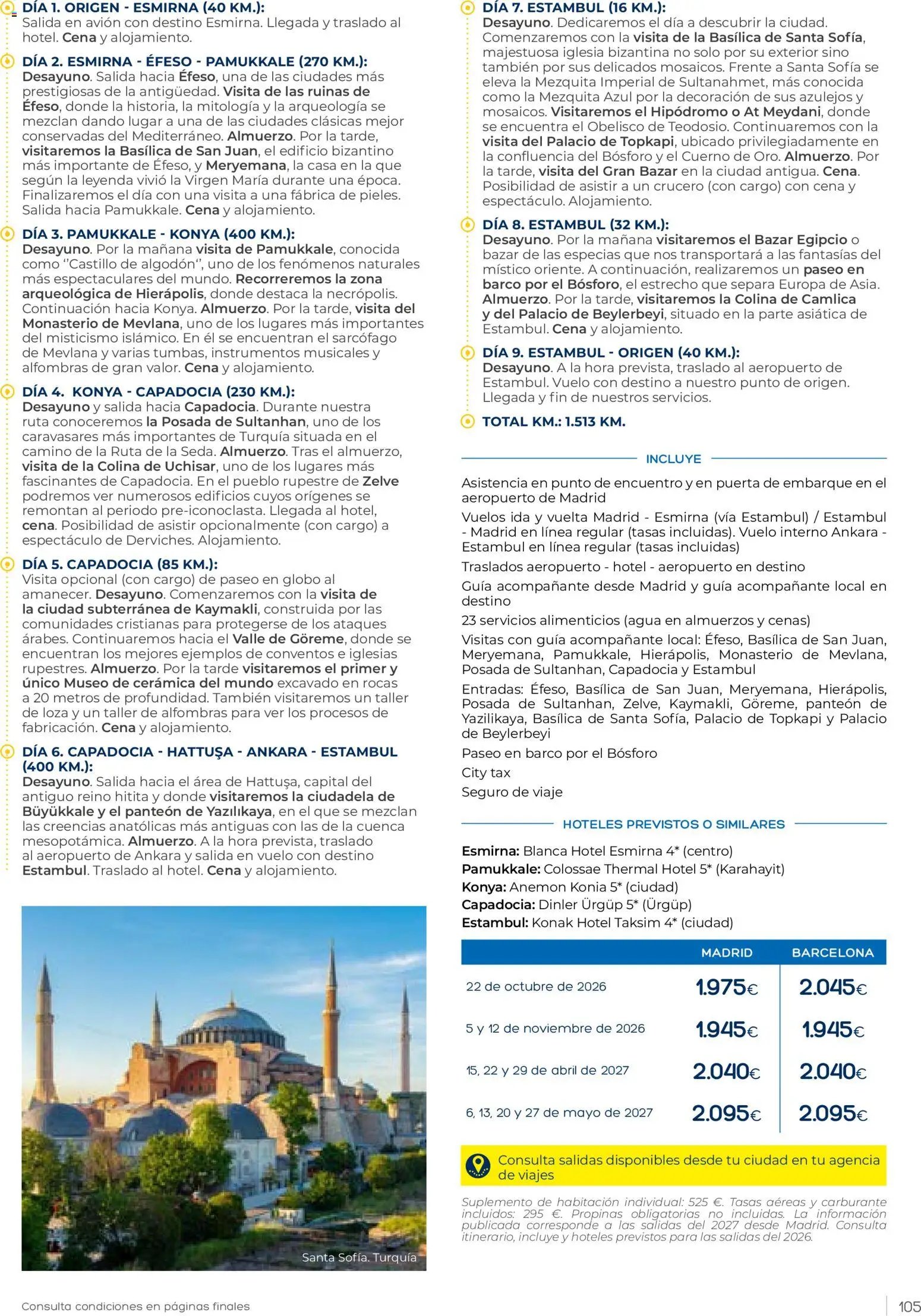 Viajes El Corte Inglés Club de Vacaciones otoño primavera