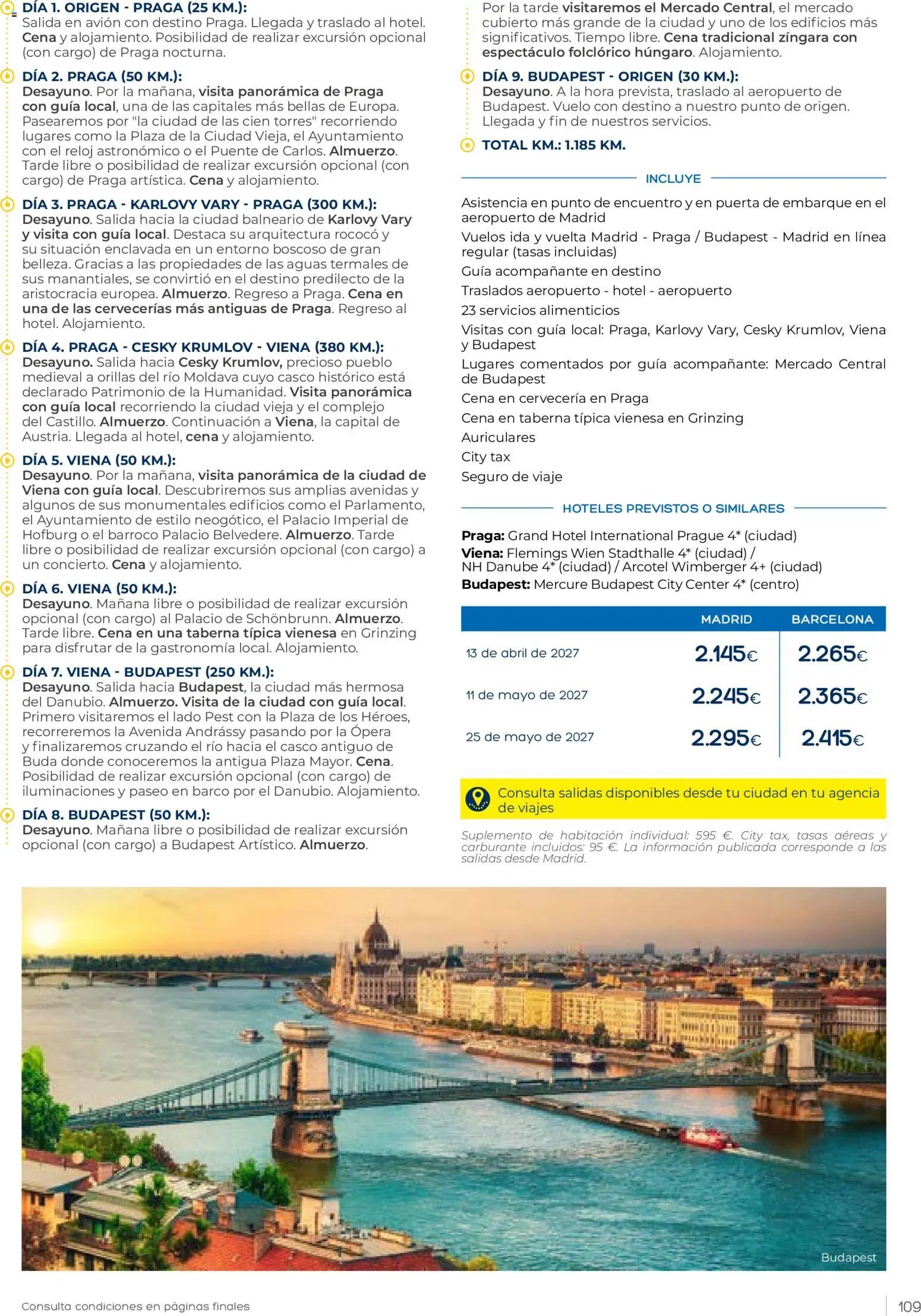 Viajes El Corte Inglés Club de Vacaciones otoño primavera