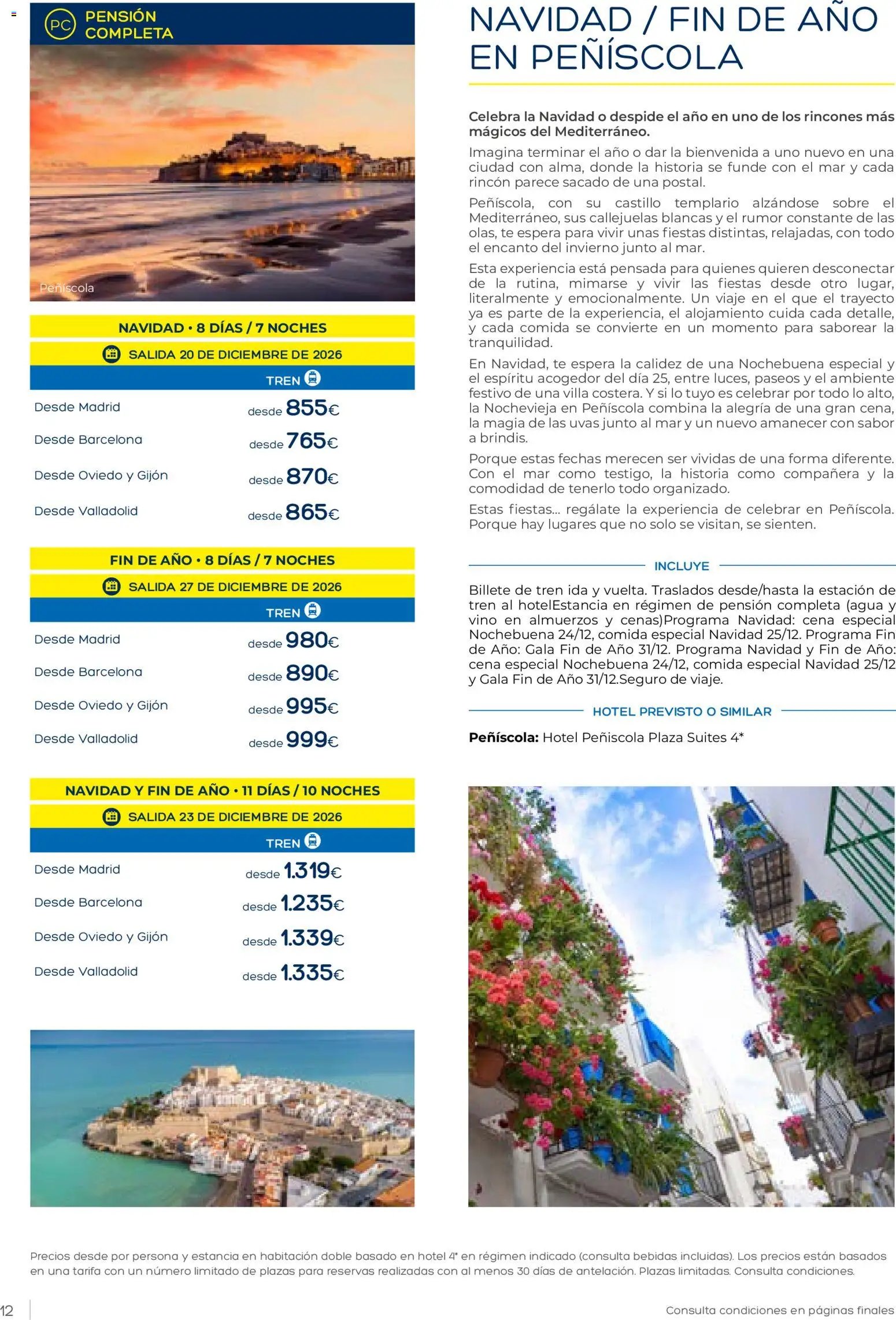 Viajes El Corte Inglés Club de Vacaciones otoño primavera