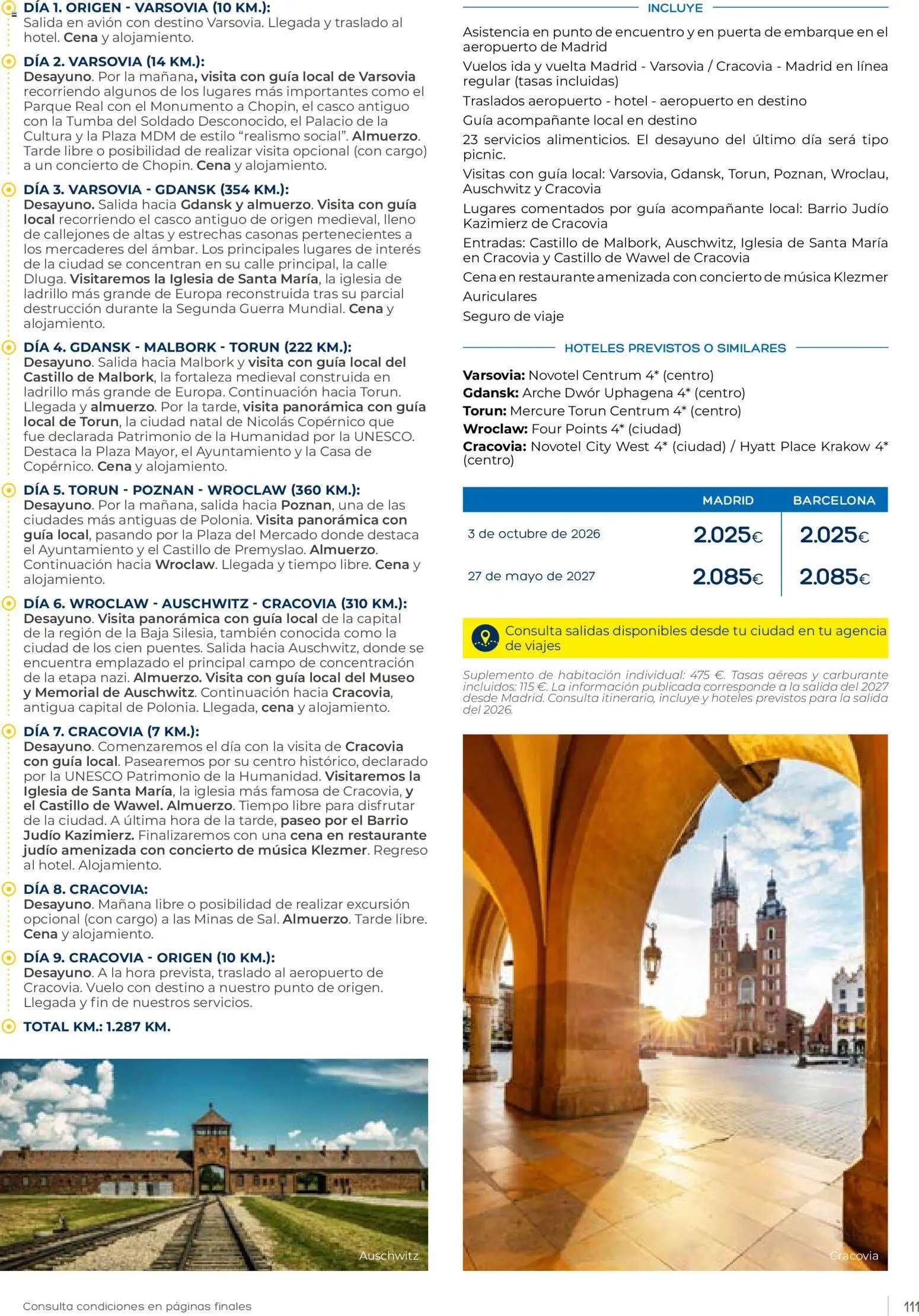 Viajes El Corte Inglés Club de Vacaciones otoño primavera