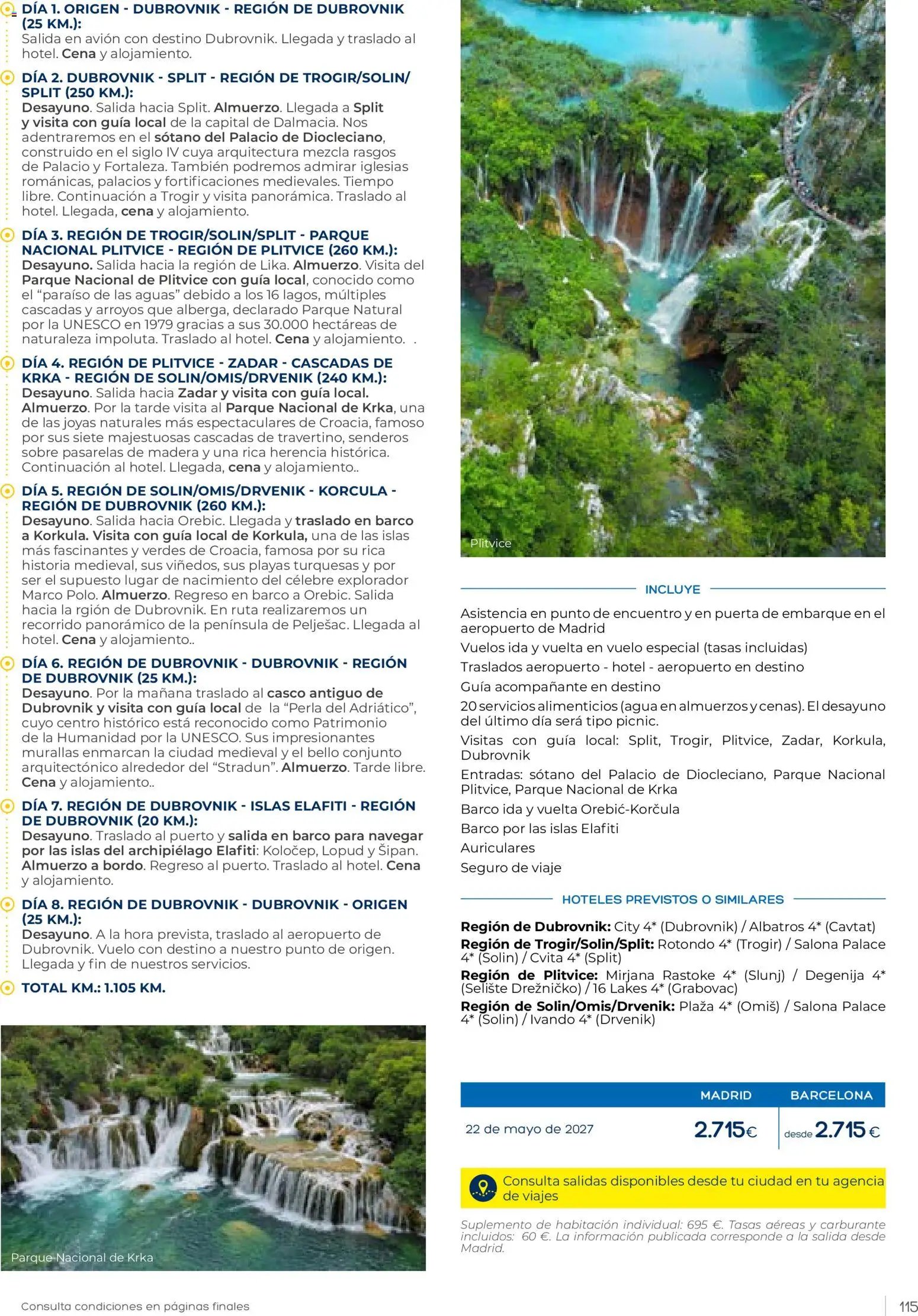 Viajes El Corte Inglés Club de Vacaciones otoño primavera