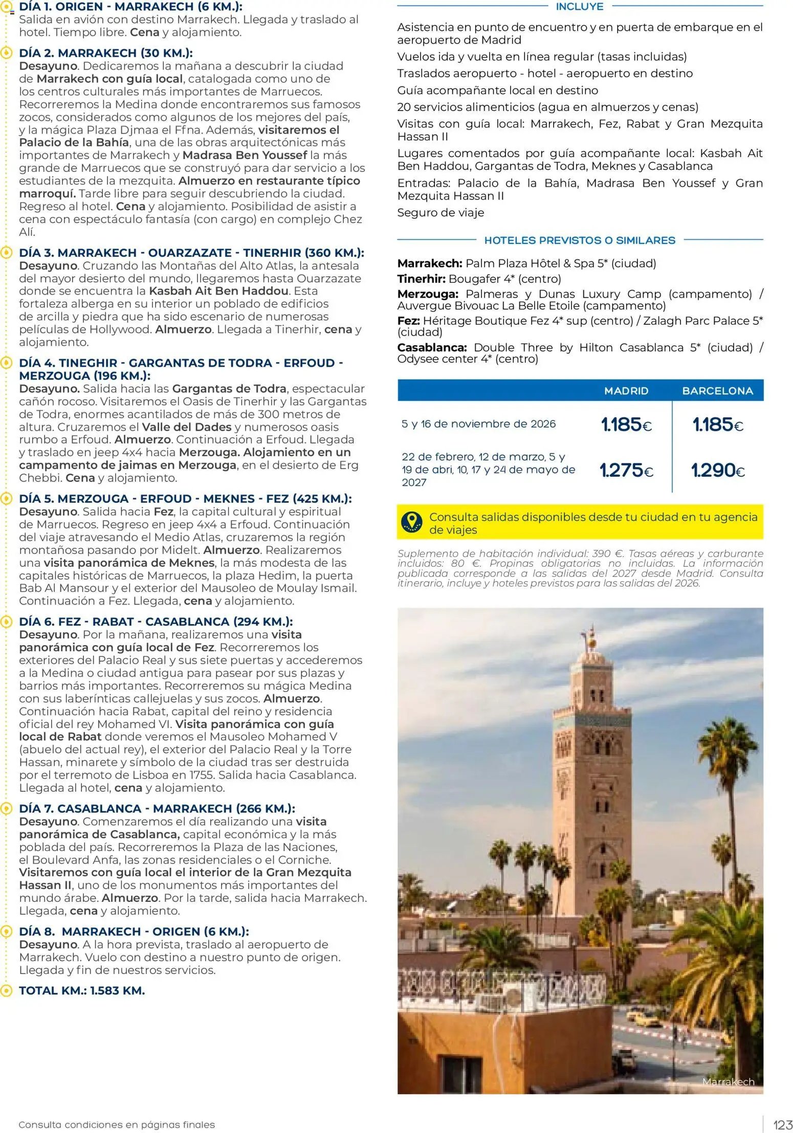 Viajes El Corte Inglés Club de Vacaciones otoño primavera