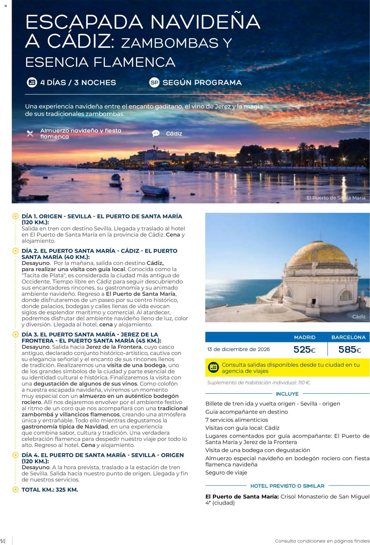 Viajes El Corte Inglés Club de Vacaciones otoño primavera