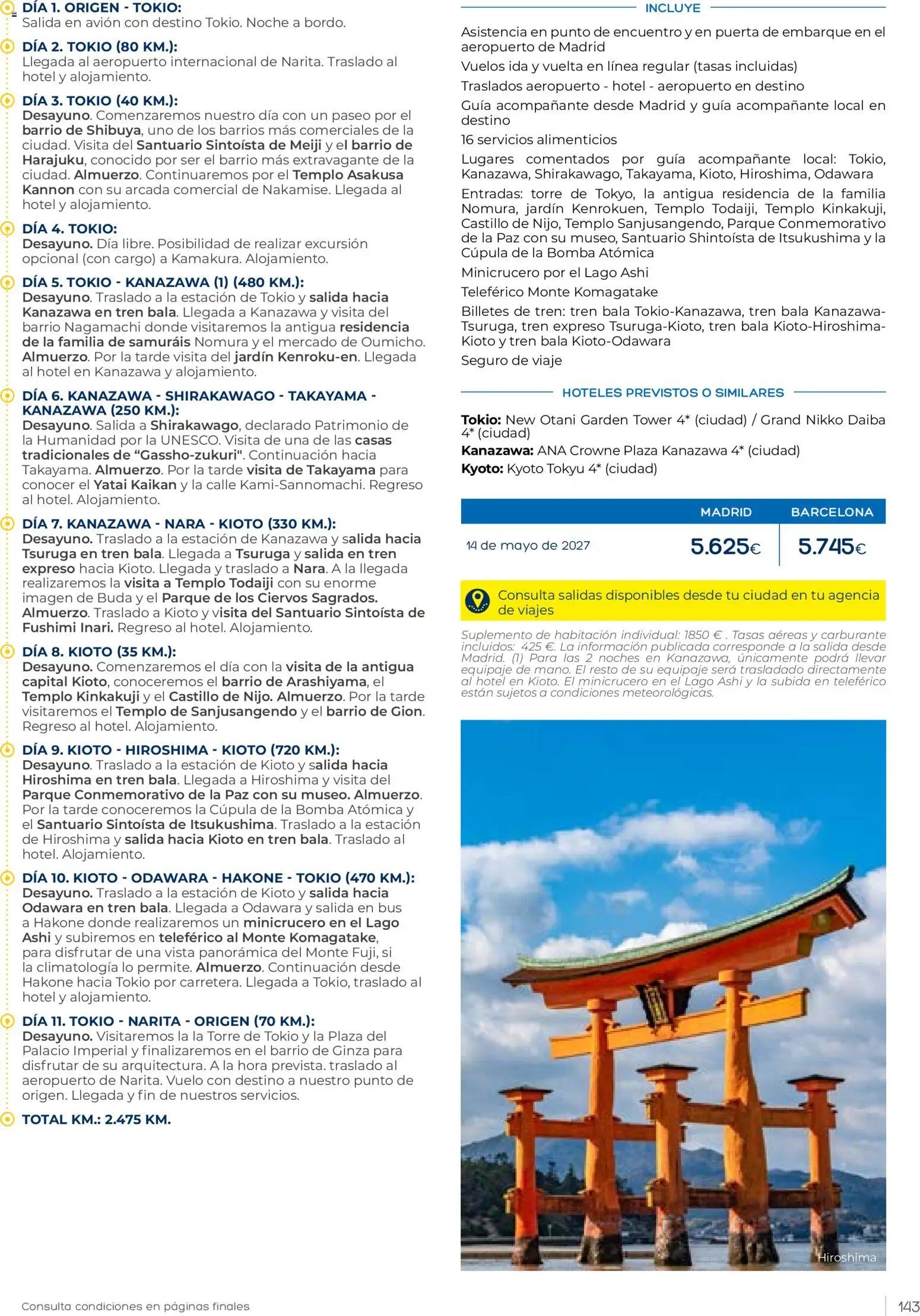 Viajes El Corte Inglés Club de Vacaciones otoño primavera