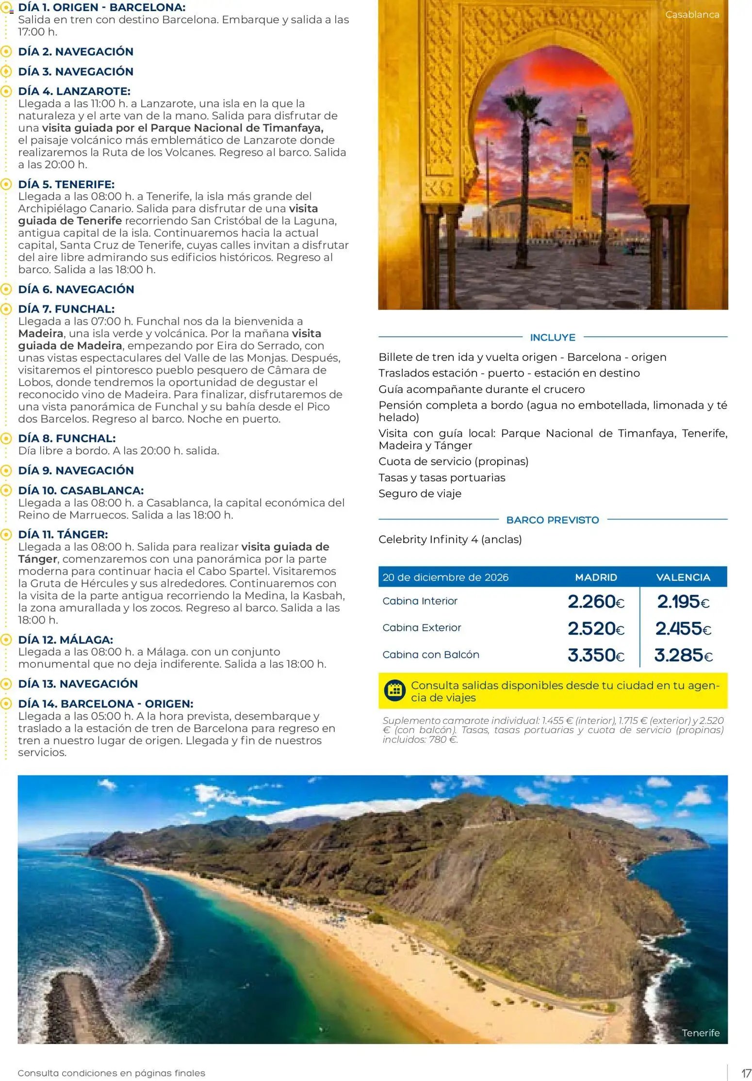 Viajes El Corte Inglés Club de Vacaciones otoño primavera