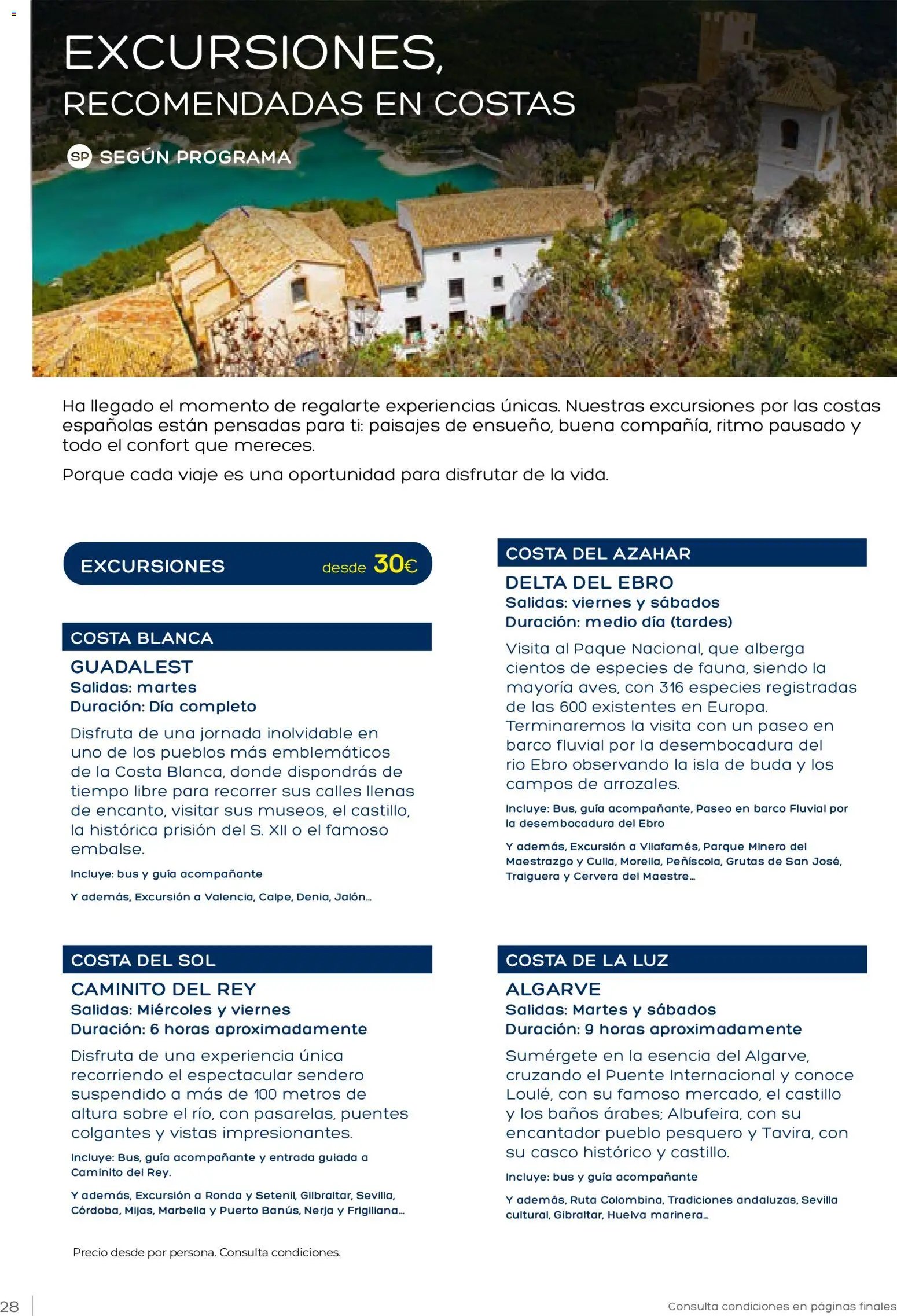Viajes El Corte Inglés Club de Vacaciones otoño primavera