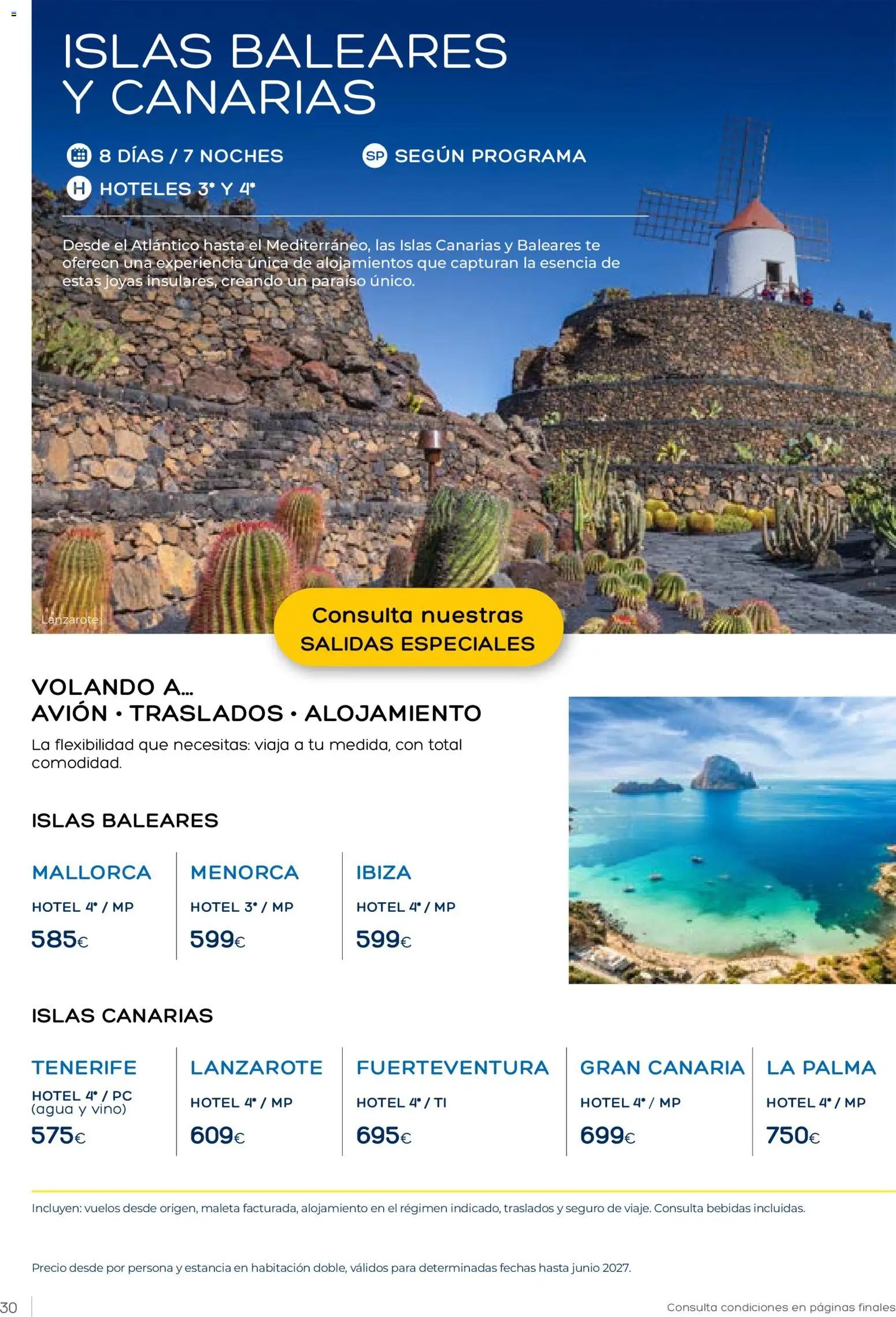 Viajes El Corte Inglés Club de Vacaciones otoño primavera