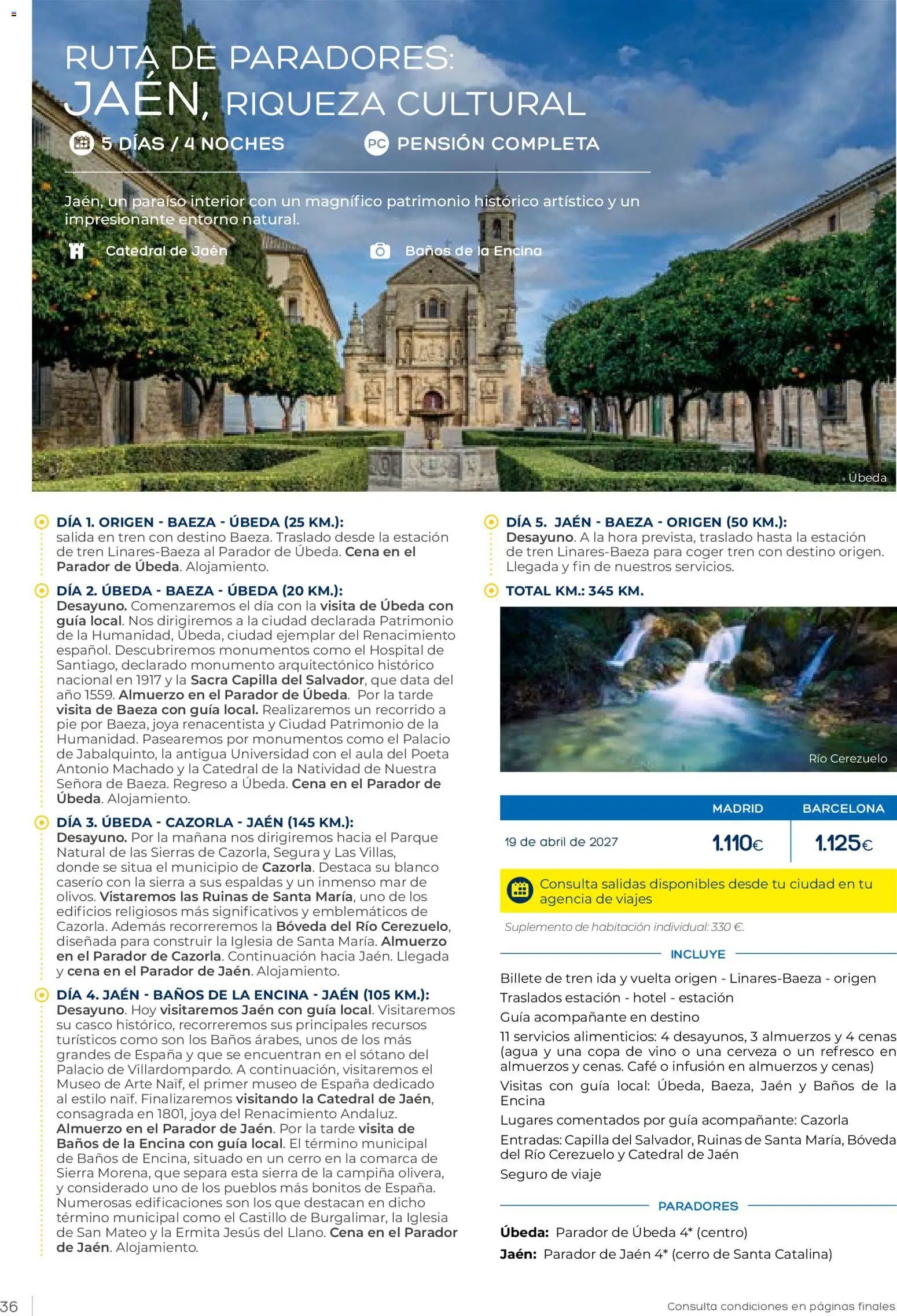 Viajes El Corte Inglés Club de Vacaciones otoño primavera
