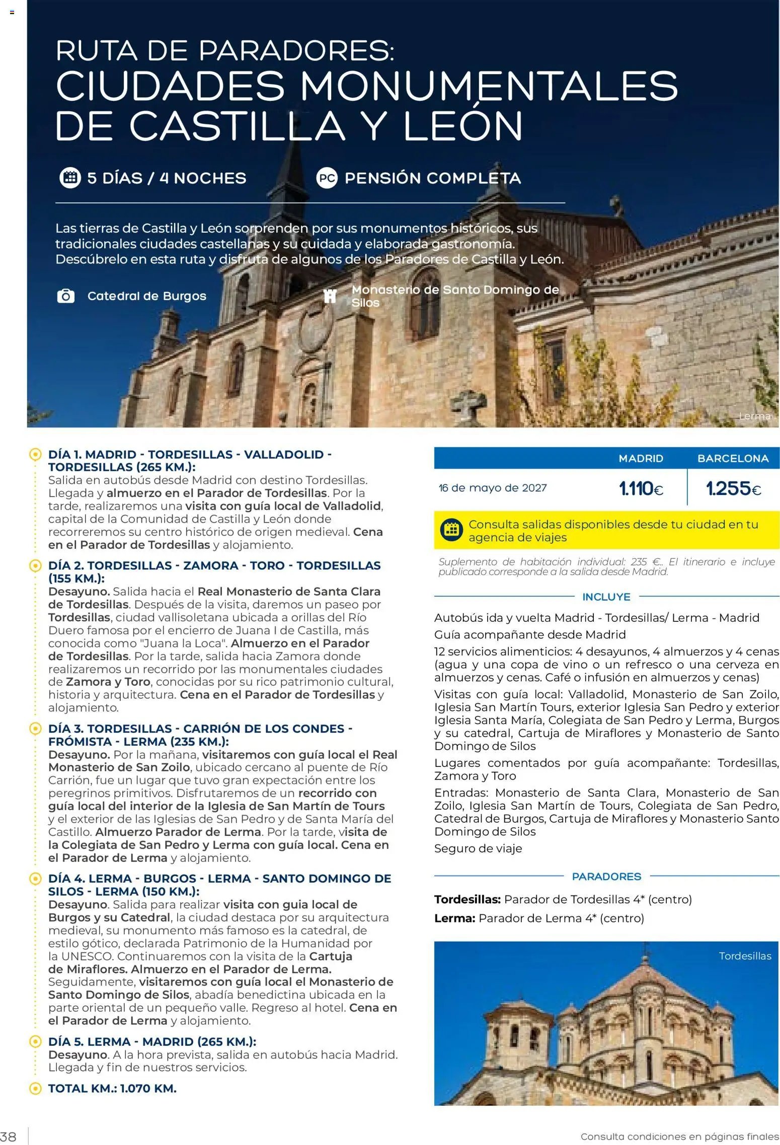 Viajes El Corte Inglés Club de Vacaciones otoño primavera