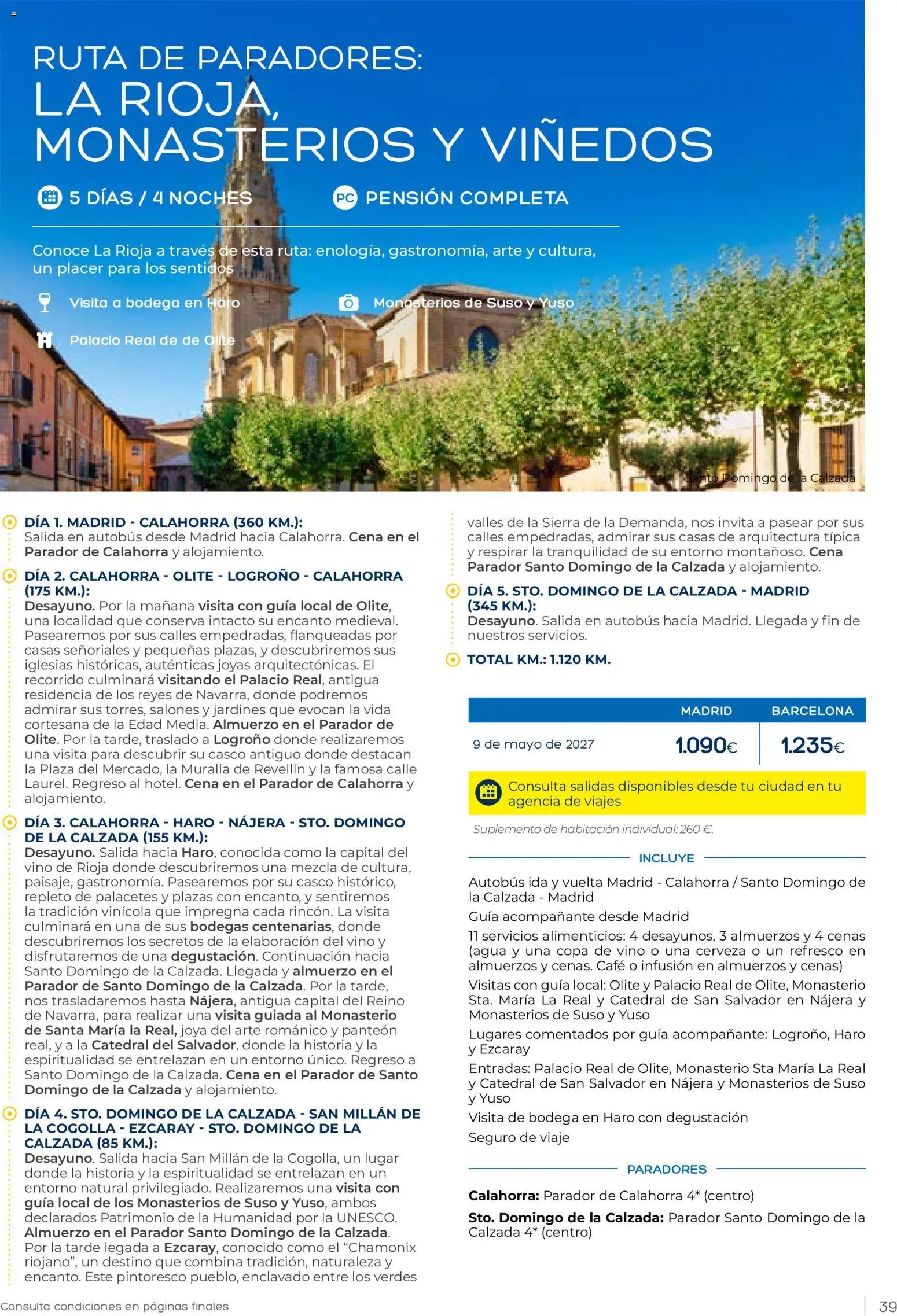 Viajes El Corte Inglés Club de Vacaciones otoño primavera