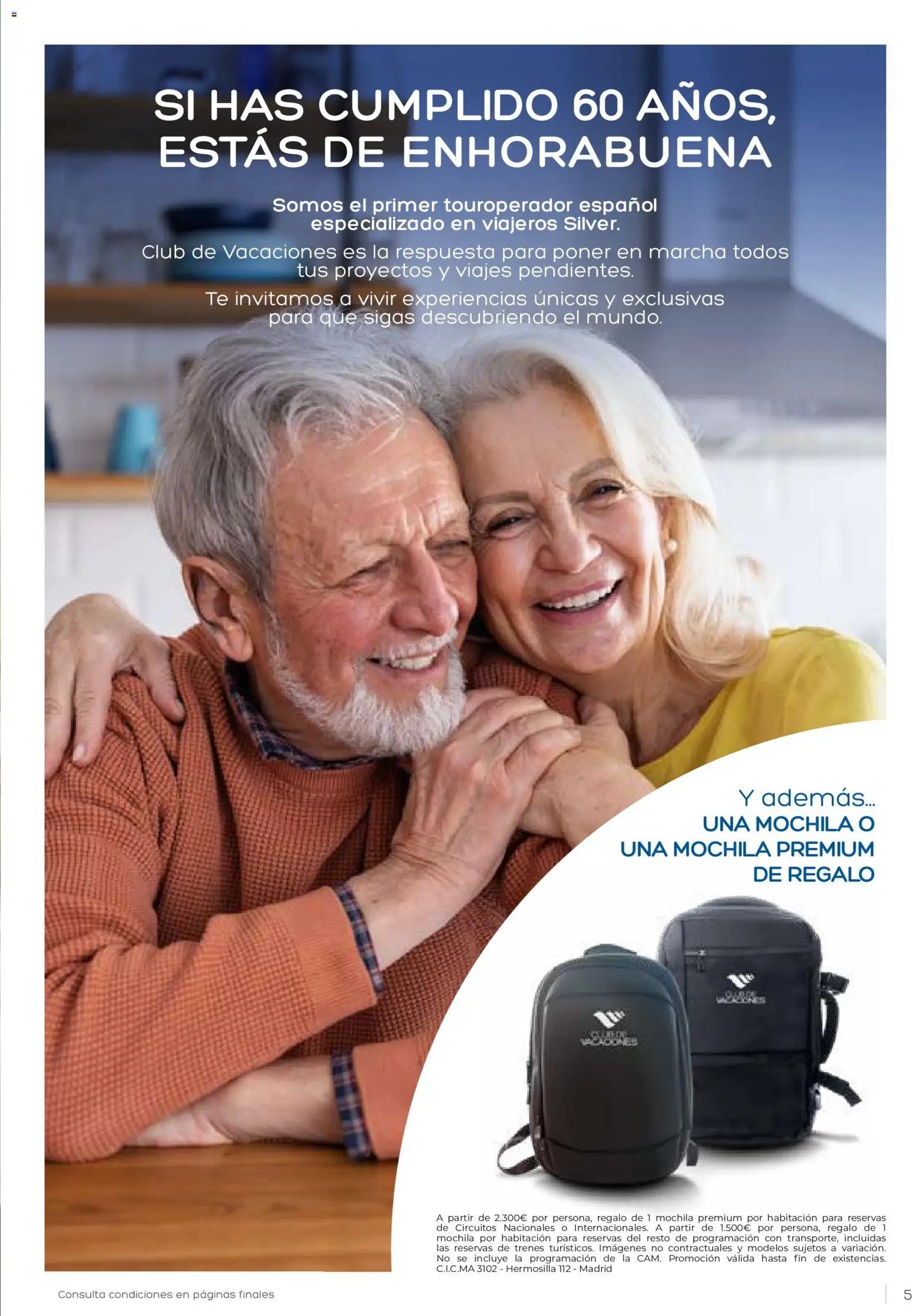 Viajes El Corte Inglés Club de Vacaciones otoño primavera