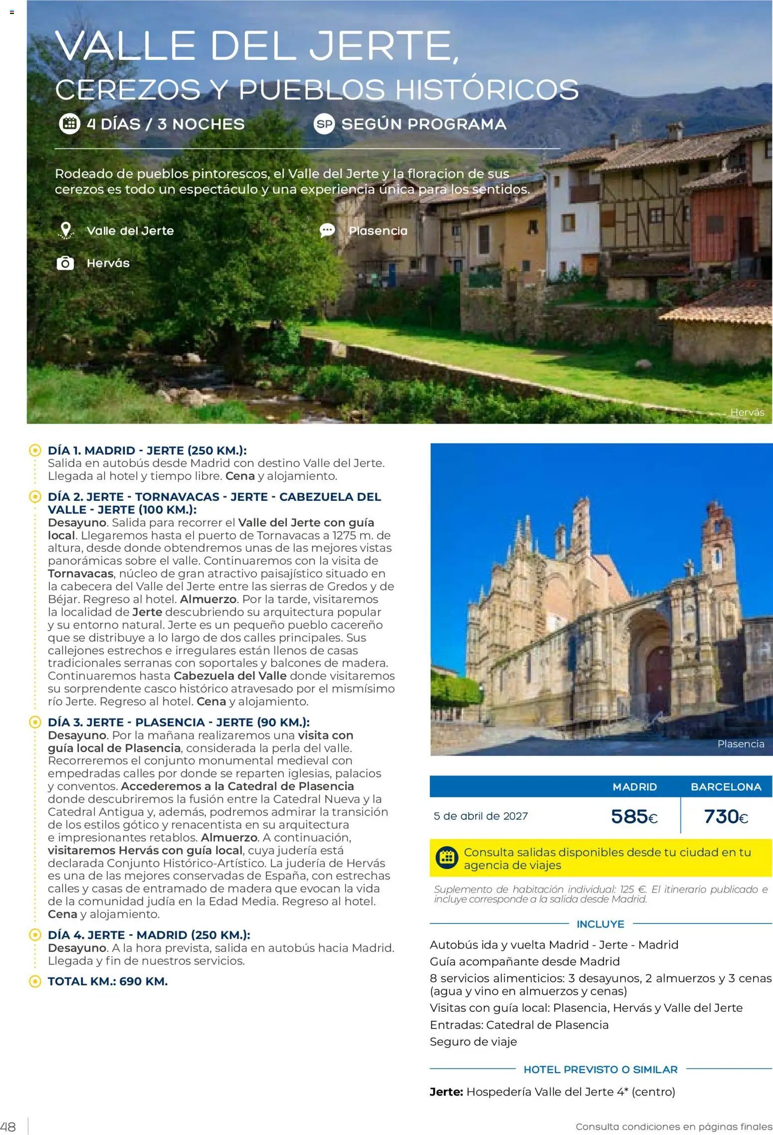 Viajes El Corte Inglés Club de Vacaciones otoño primavera