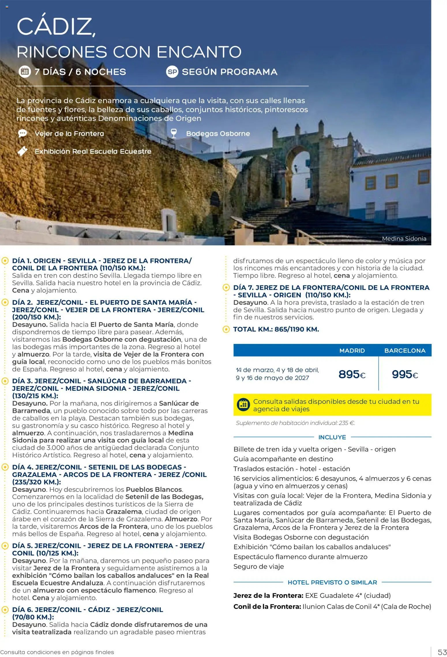 Viajes El Corte Inglés Club de Vacaciones otoño primavera