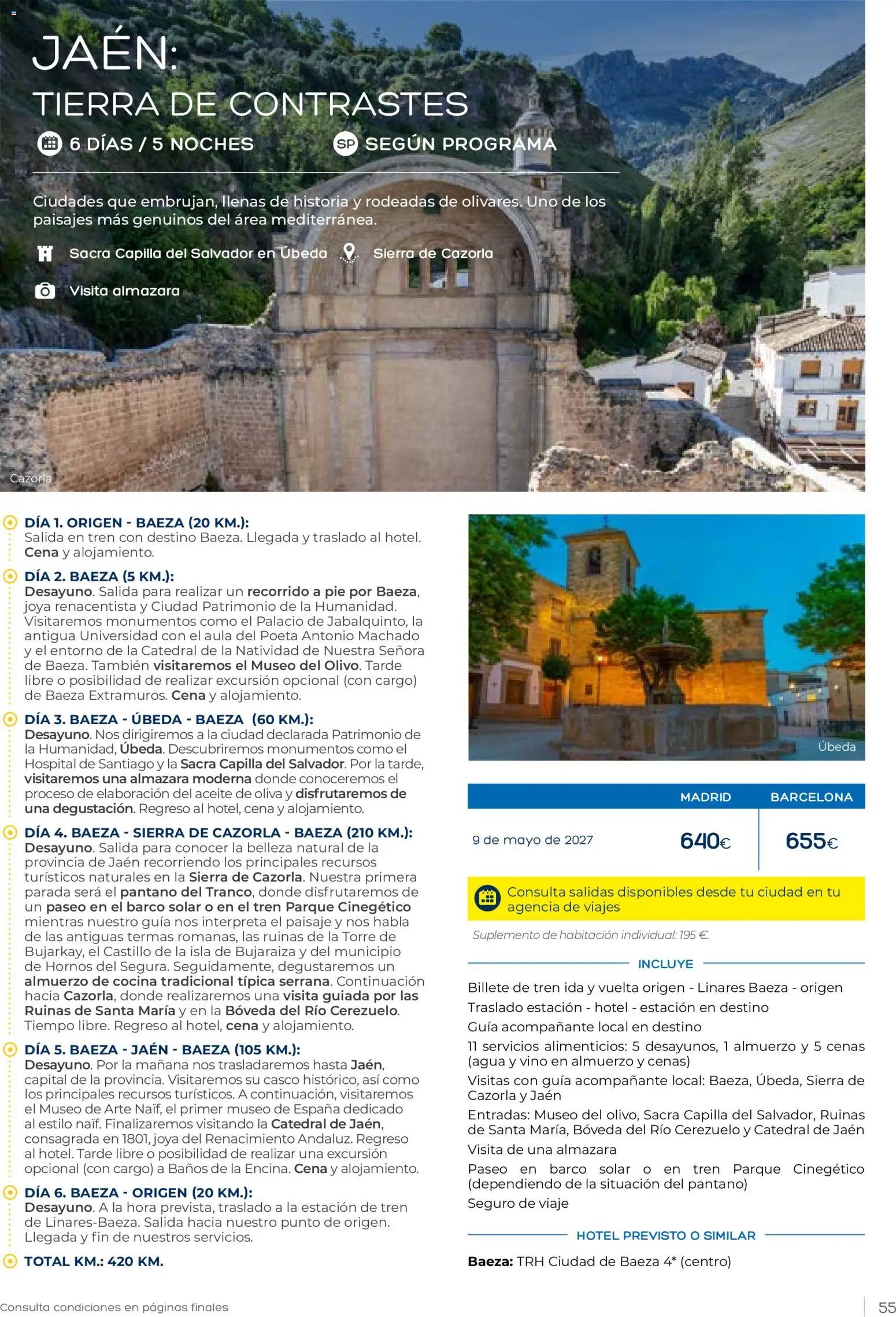Viajes El Corte Inglés Club de Vacaciones otoño primavera