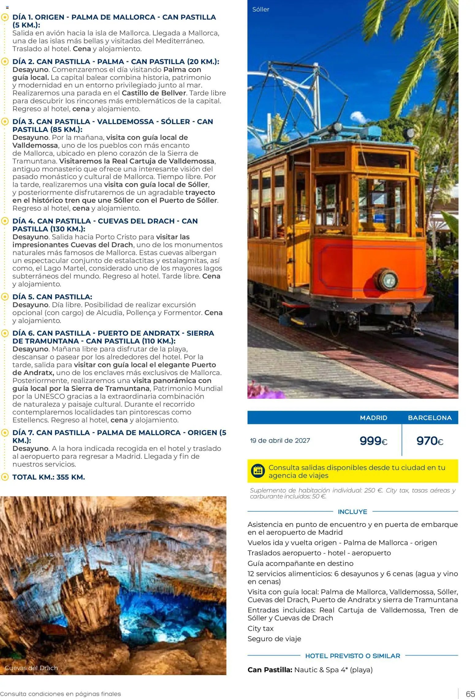 Viajes El Corte Inglés Club de Vacaciones otoño primavera