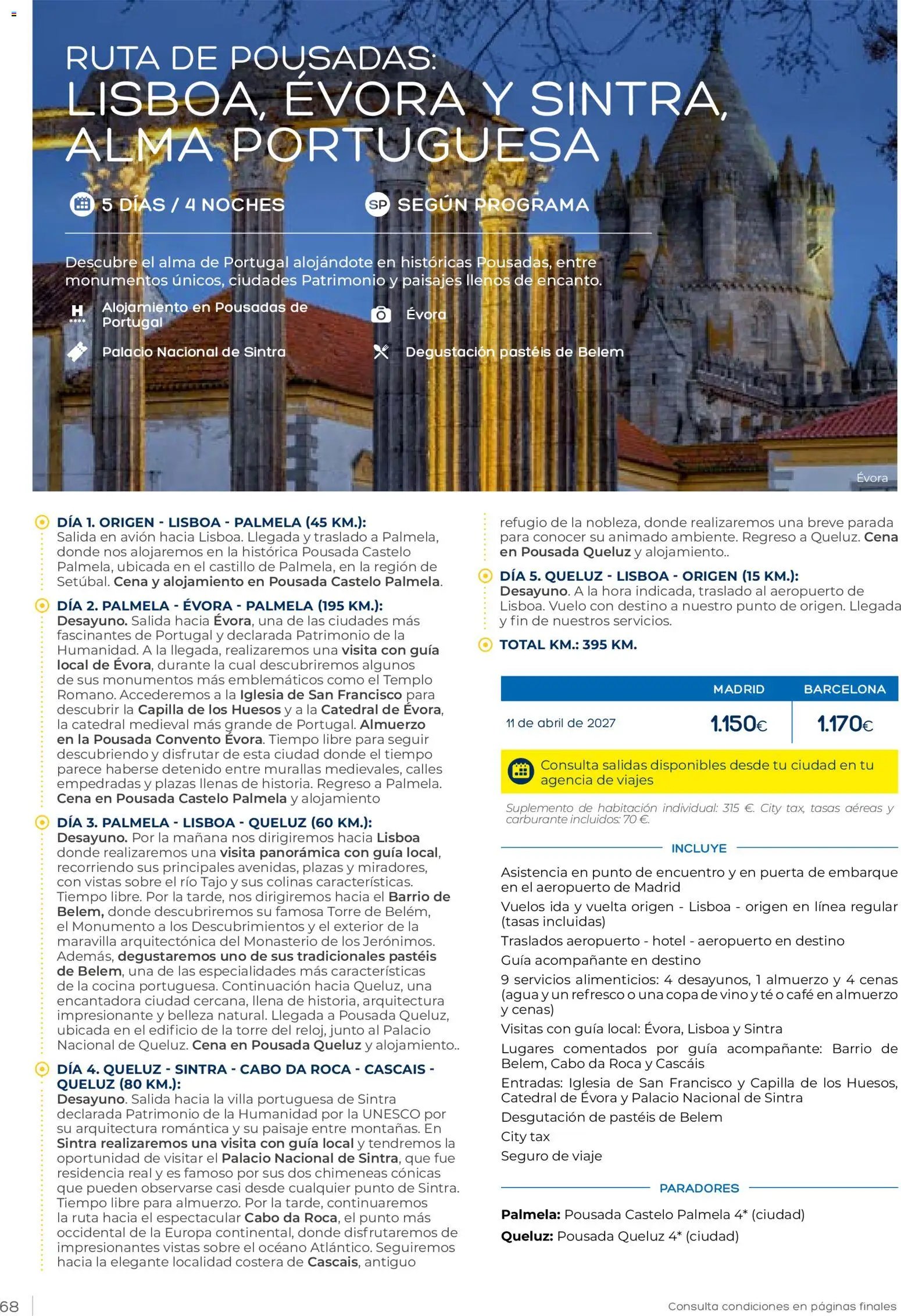 Viajes El Corte Inglés Club de Vacaciones otoño primavera