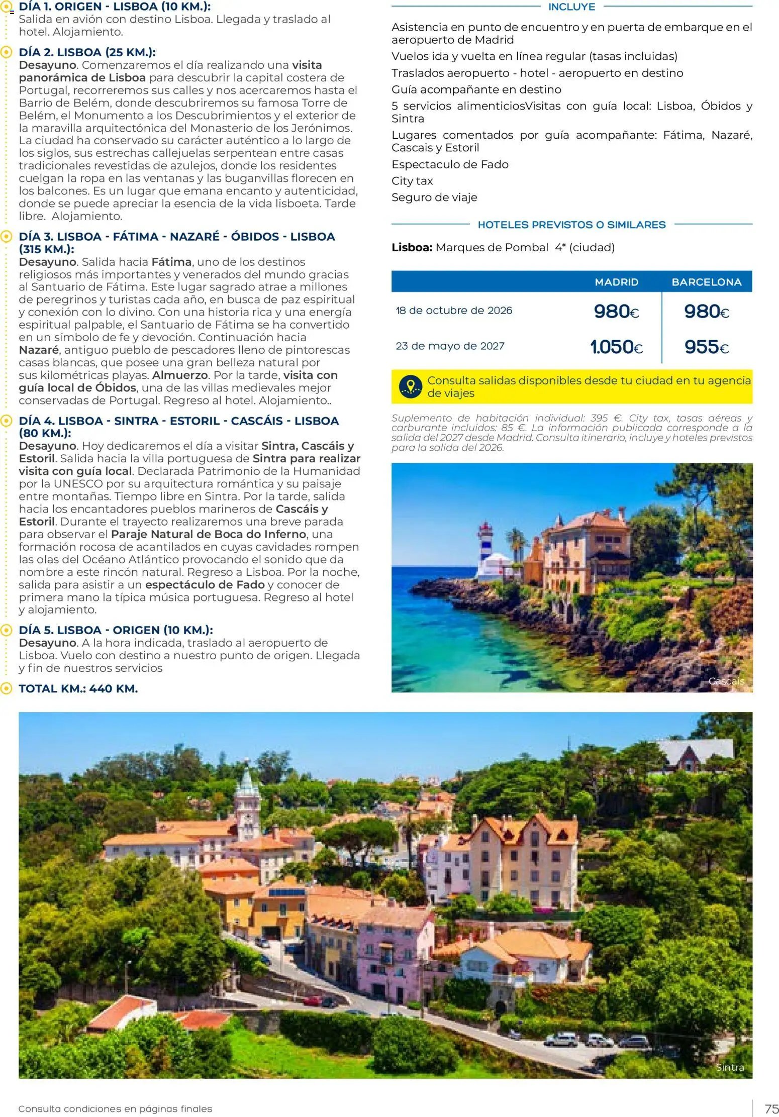 Viajes El Corte Inglés Club de Vacaciones otoño primavera