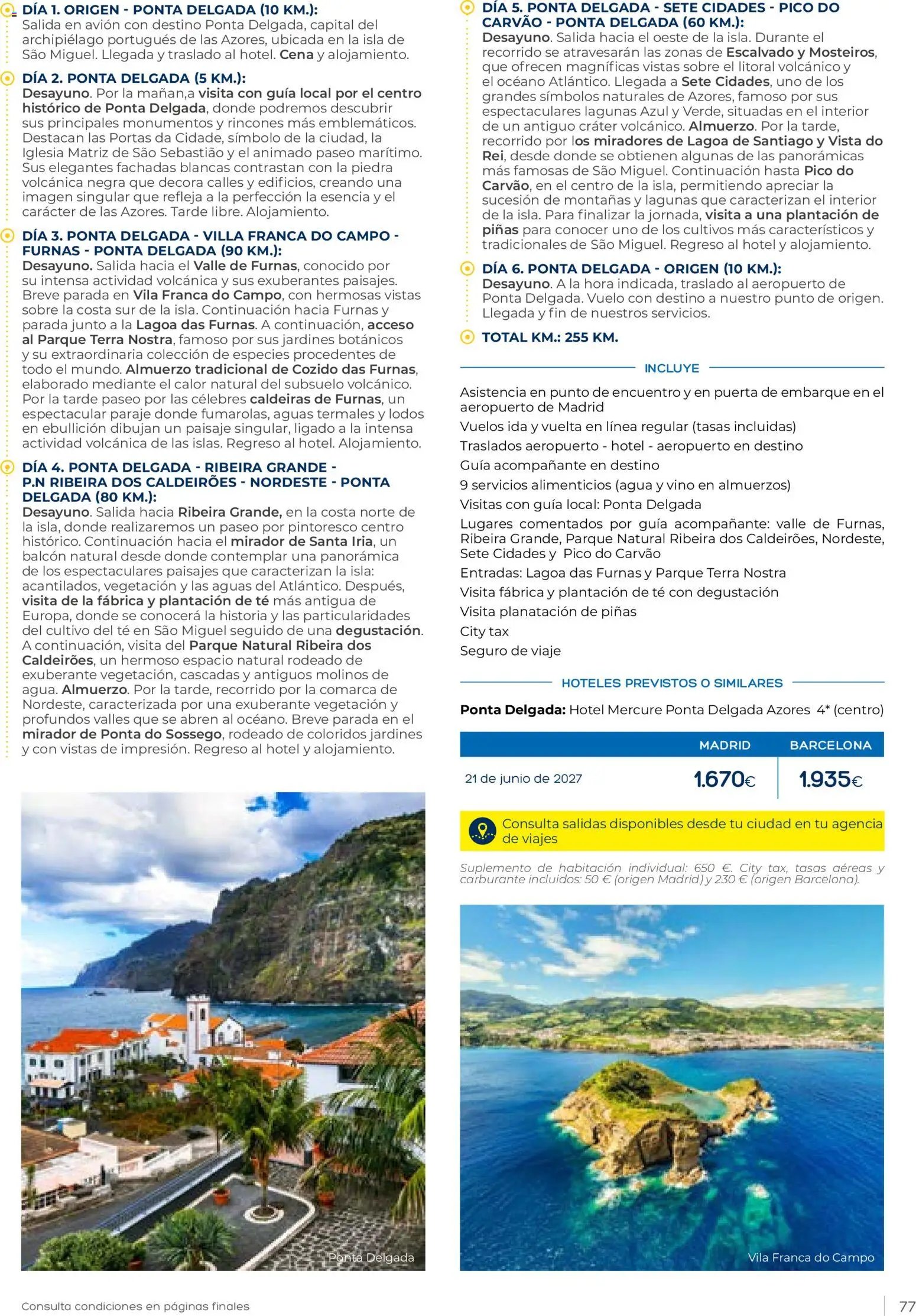 Viajes El Corte Inglés Club de Vacaciones otoño primavera