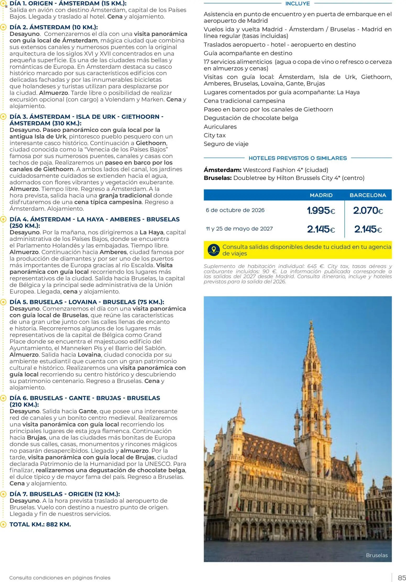 Viajes El Corte Inglés Club de Vacaciones otoño primavera