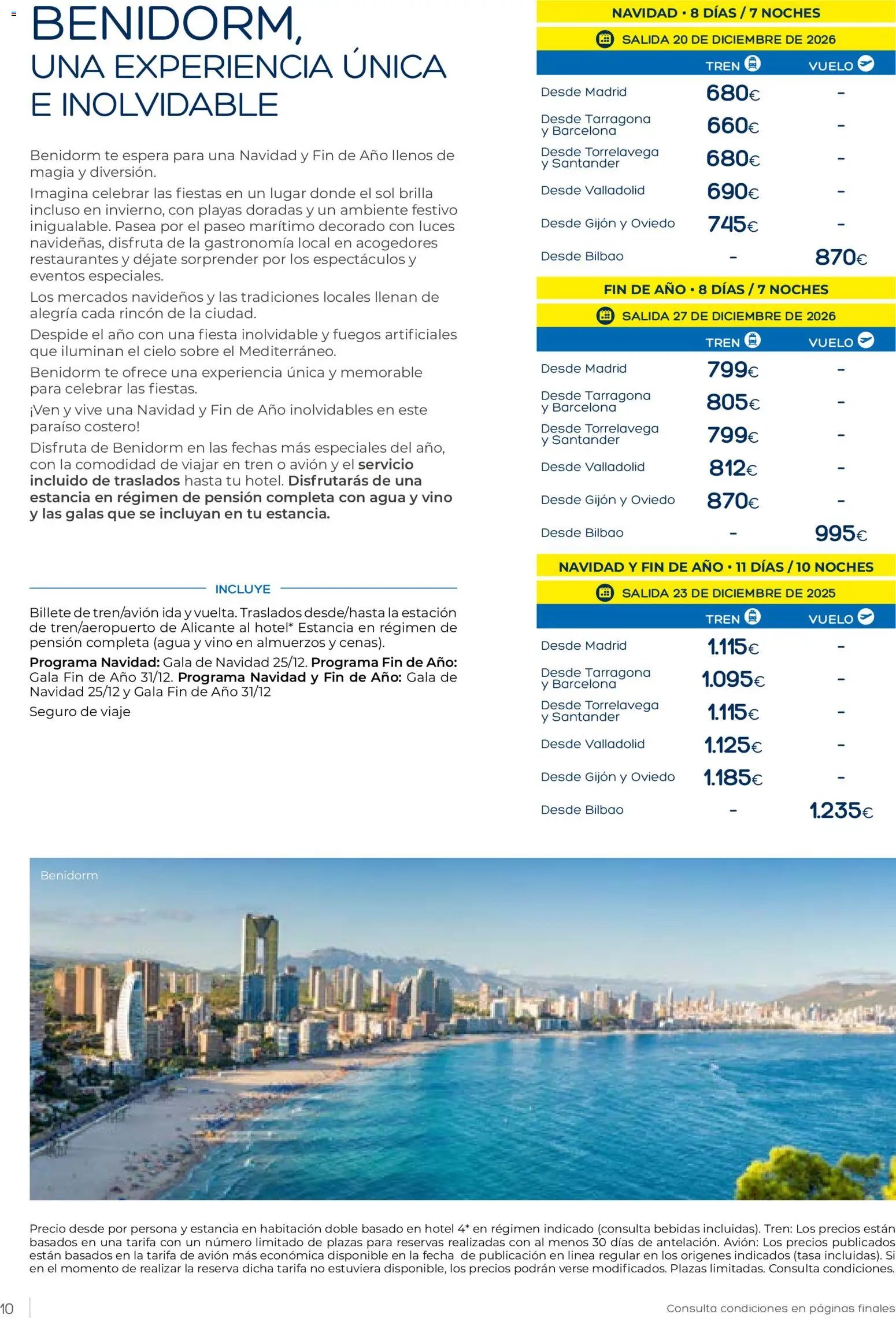 Viajes El Corte Inglés Club de Vacaciones otoño primavera