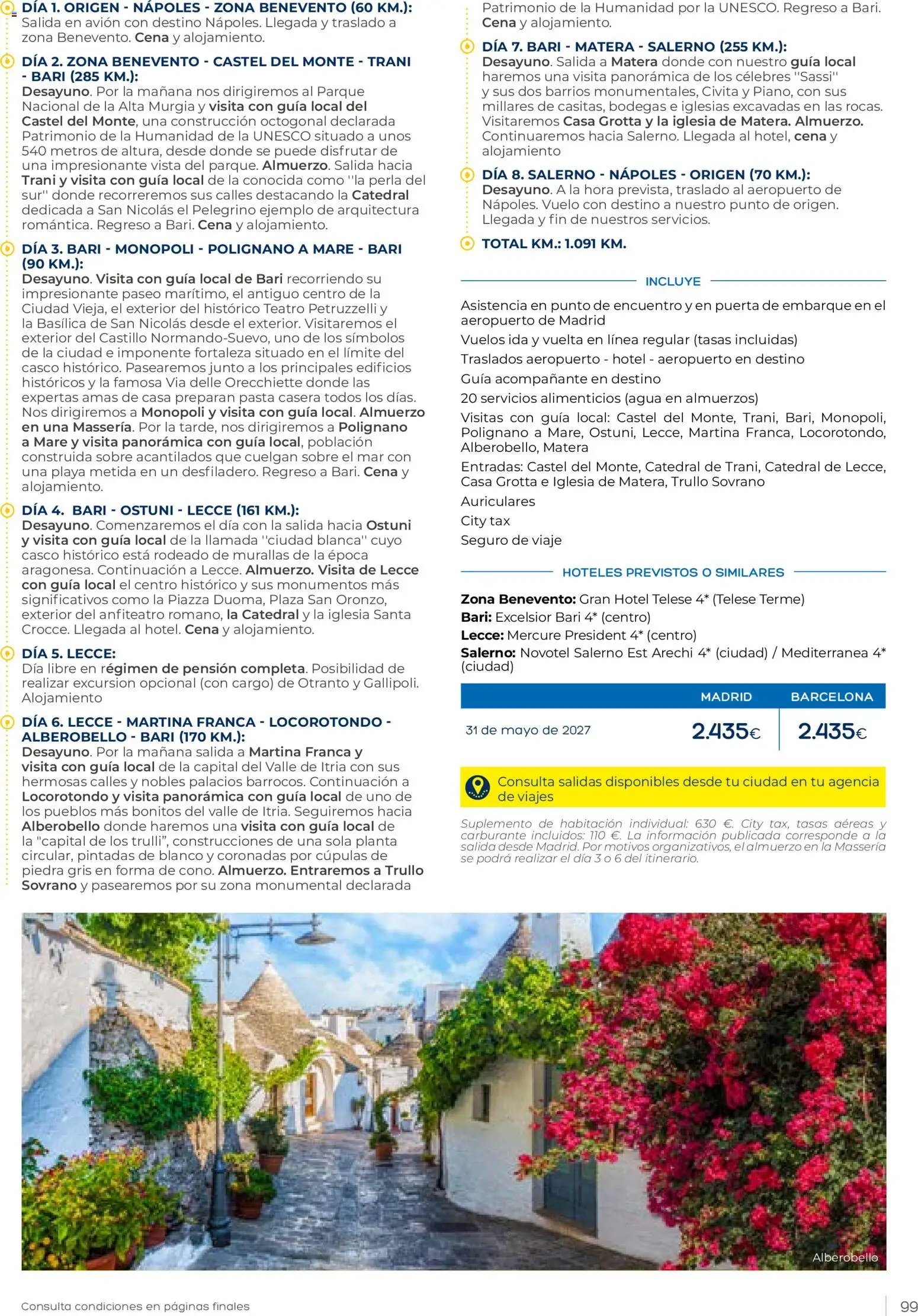 Viajes El Corte Inglés Club de Vacaciones otoño primavera