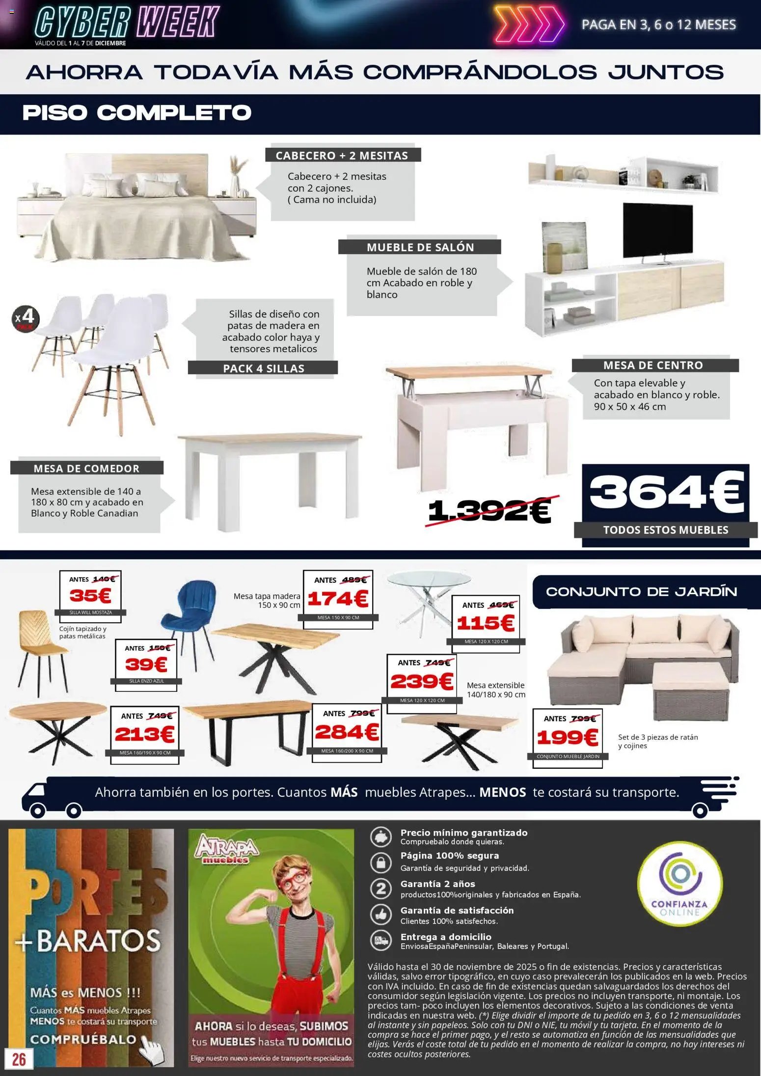 Atrapa Muebles - Cyber Week
