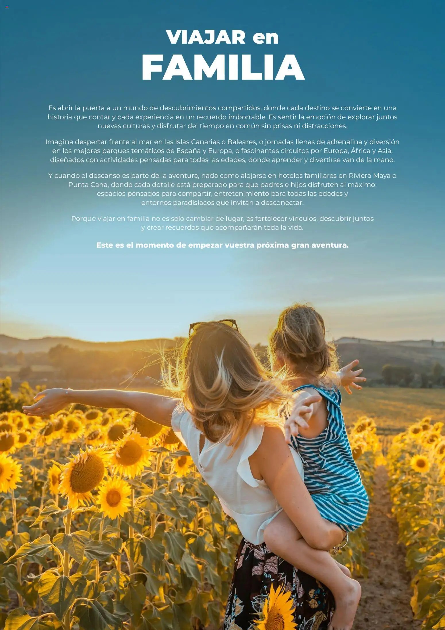 Viajes El Corte Inglés Especial familias